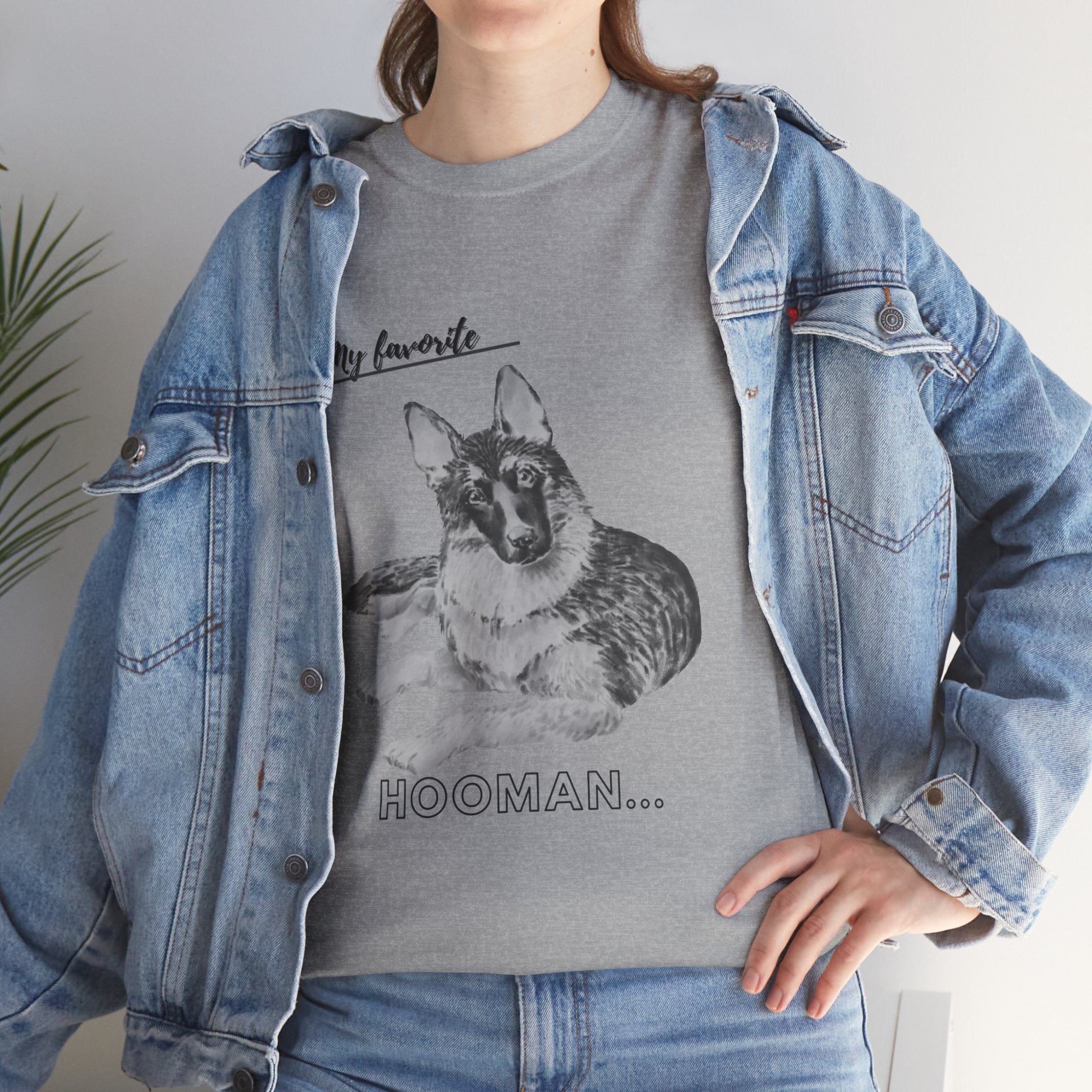 Unisex - My Favorite Hooman German Shepherd T-Shirt