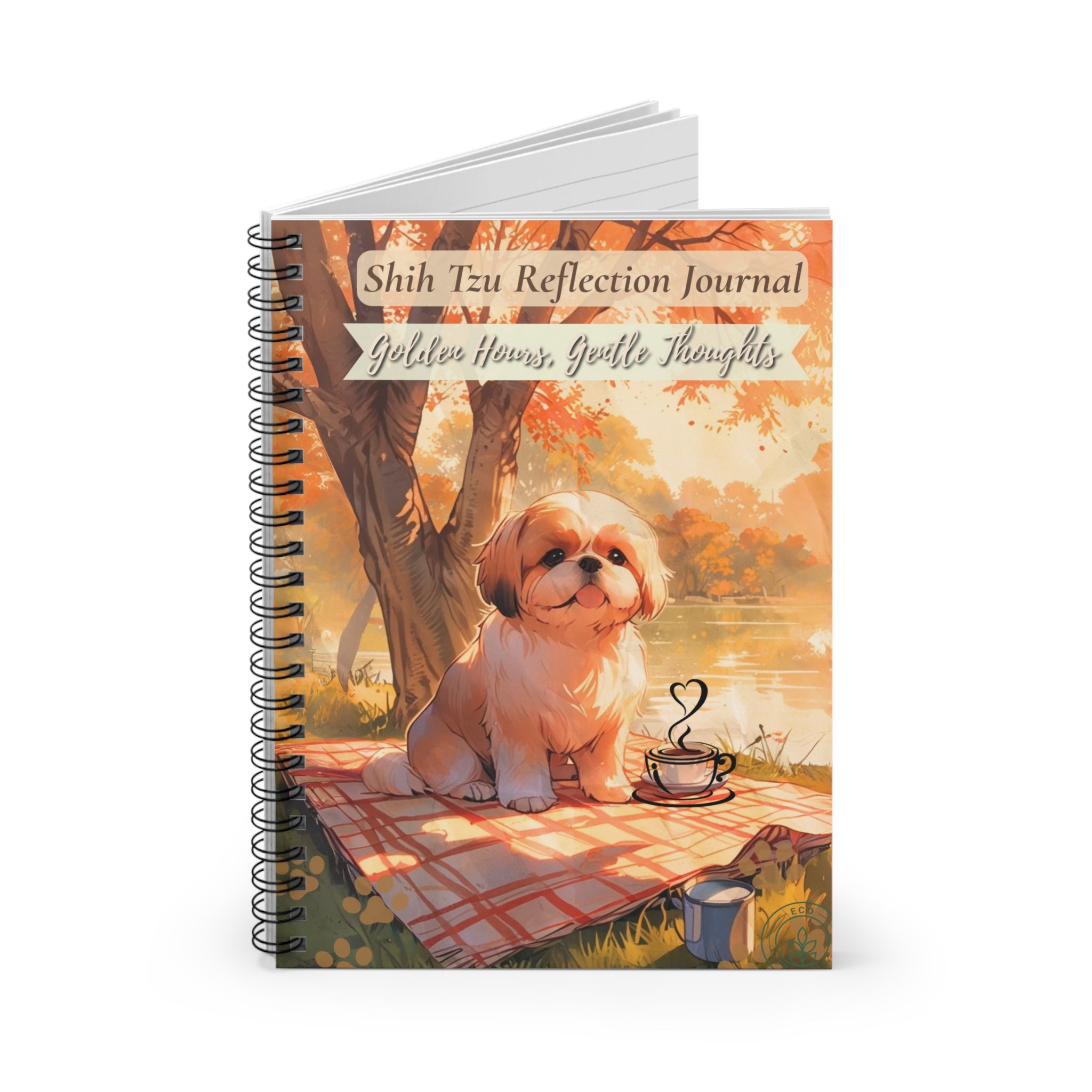 Shih Tzu Reflection Journal β Gentle Moments, Heartfelt Memories, Dog Lovers Diary, Gift for Pet Owners, Cute Stationery, Mindfulness Journal