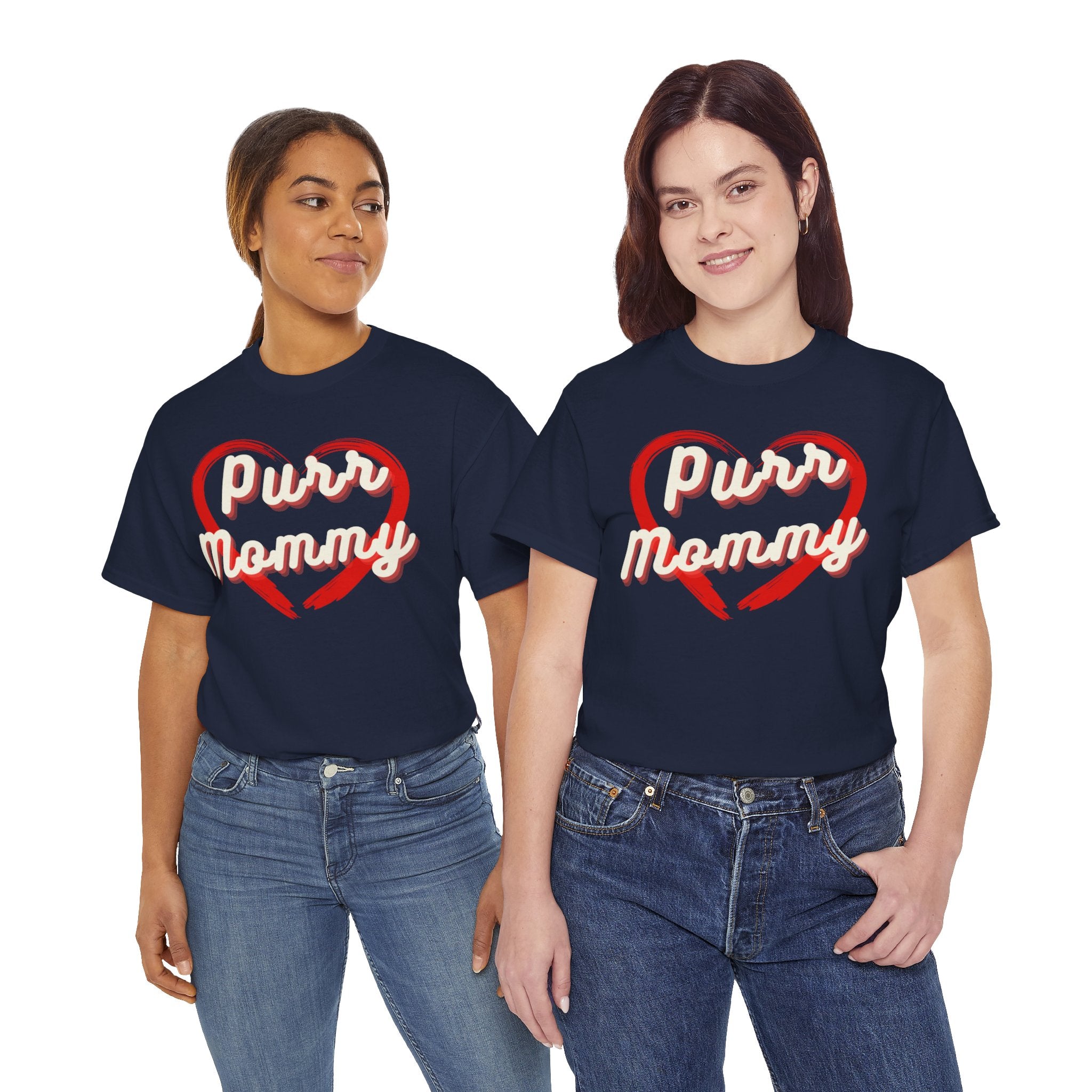 Women’s “Purr Mommy Pride” T-Shirt – Cat Mom Love, Feline Lover Gift
