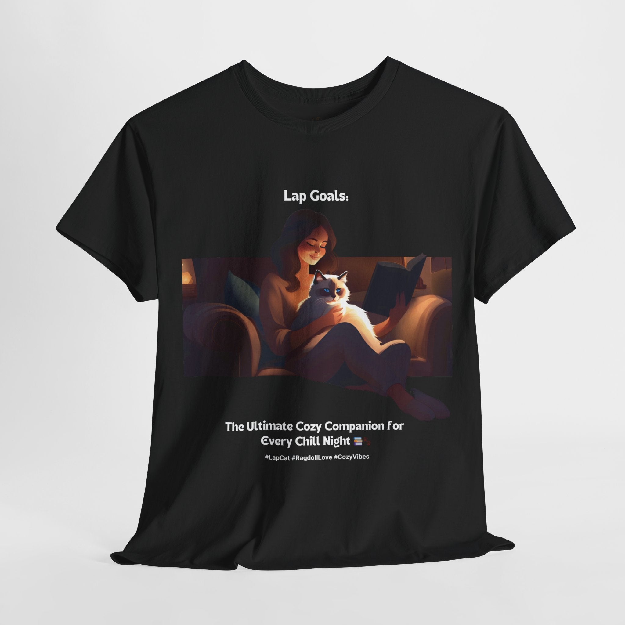 Women’s “The Ultimate Lap Cat” Ragdoll T‑Shirt – Lap Cat Mom Gift
