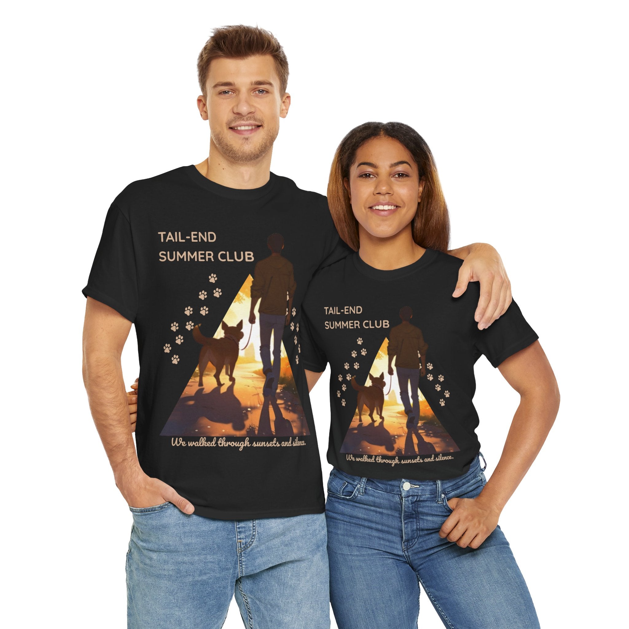 Men's “Tail-End Summer Club” Pet Parent T-Shirt – Sentimental Dog Lover Tee