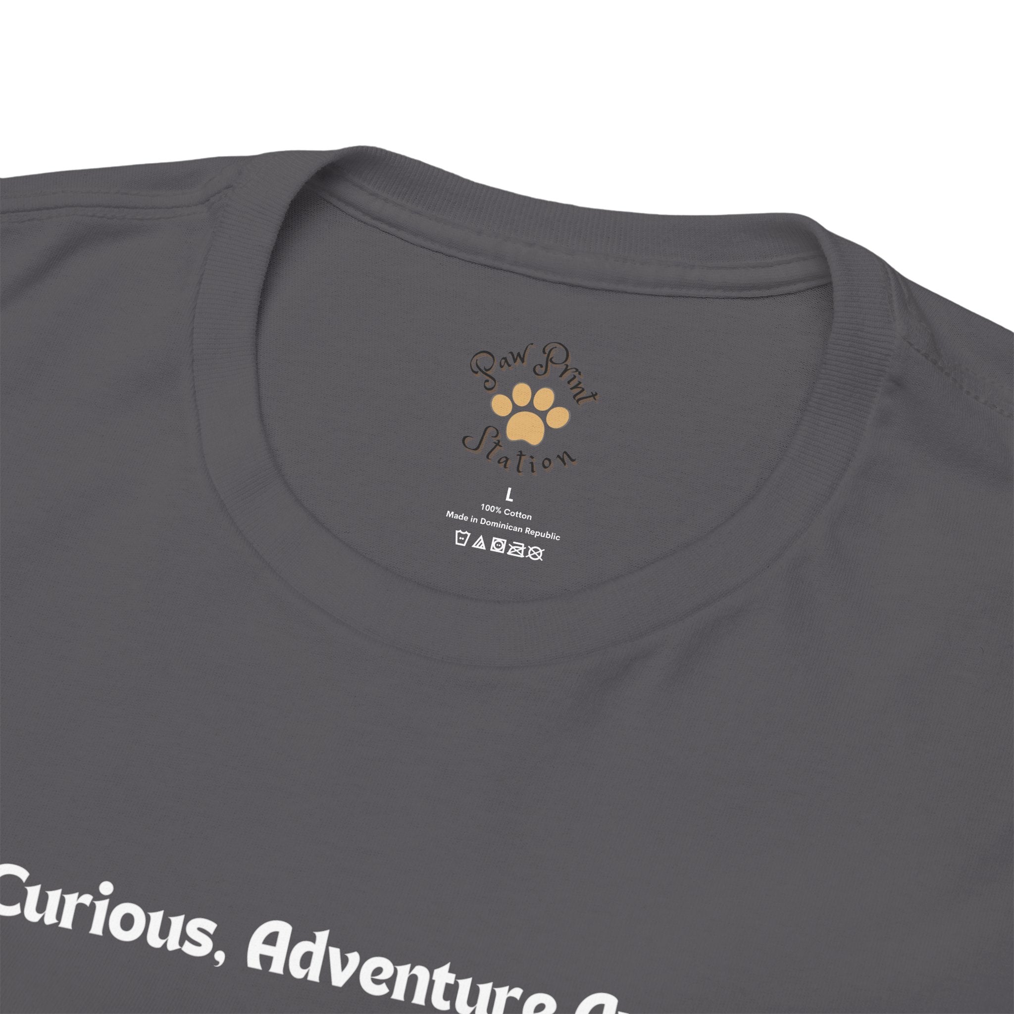 Unisex “Adventure Awaits” Boston Terrier T‑Shirt – Explorer Pup Gift