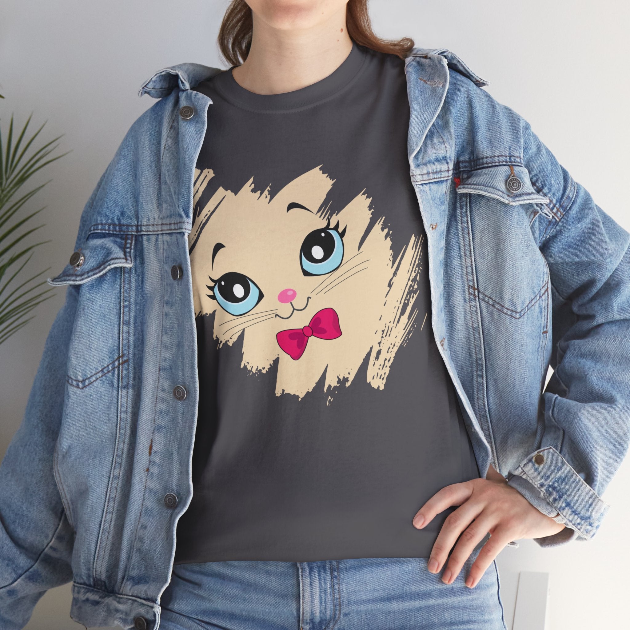 Unisex “Mysterious Meow” T-Shirt – Enigma Kitty, Feline Lover Gift