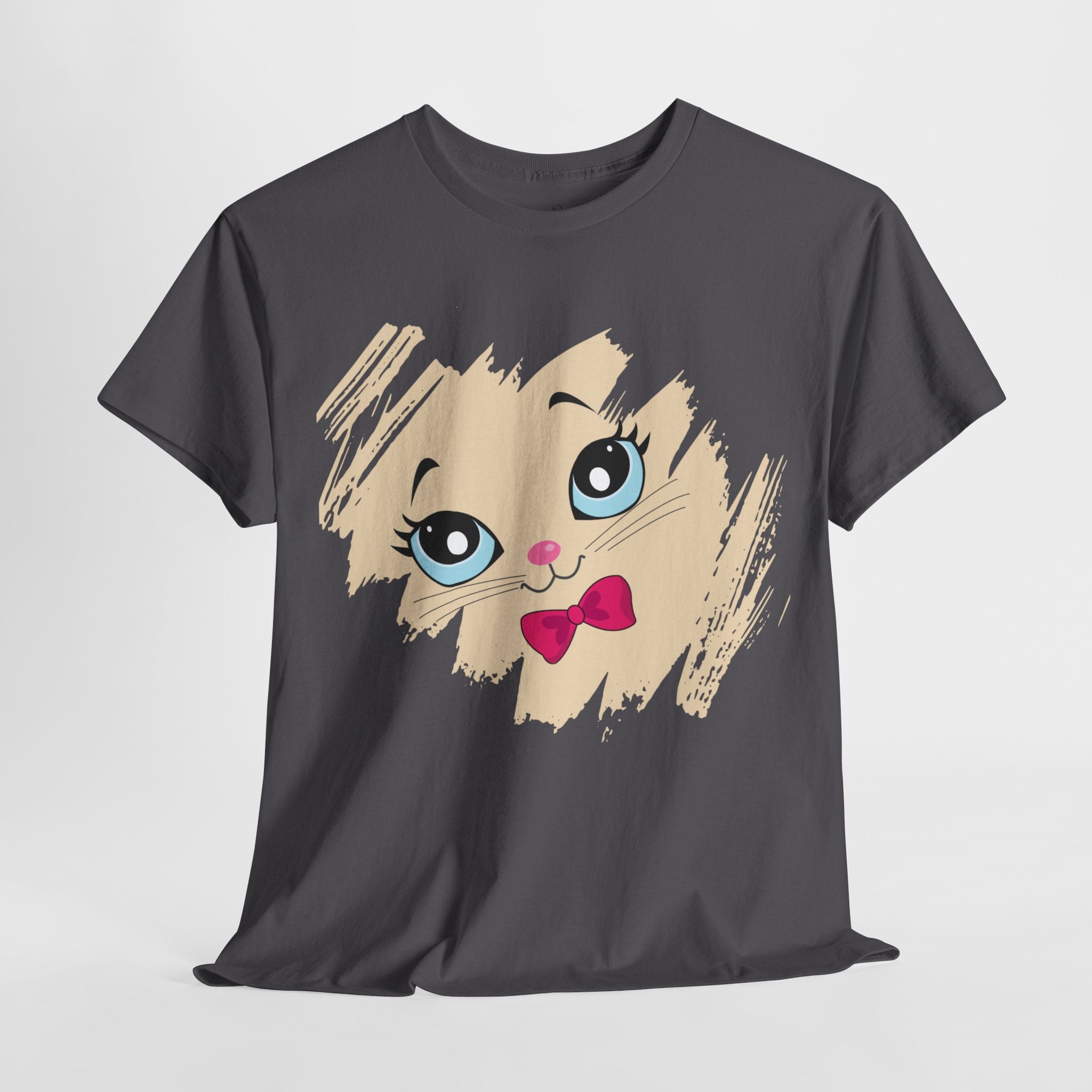 Unisex “Mysterious Meow” T-Shirt – Enigma Kitty, Feline Lover Gift