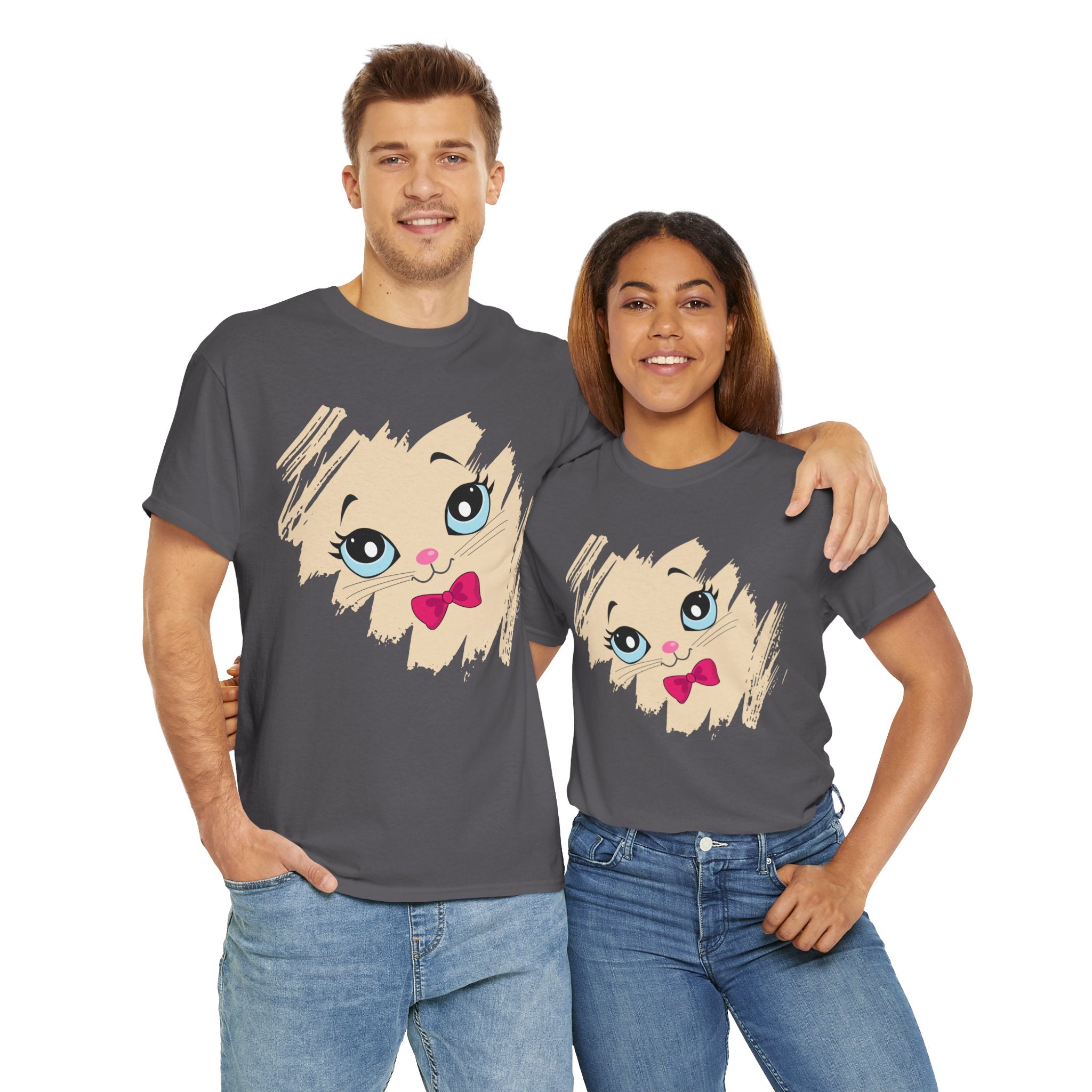 Unisex “Mysterious Meow” T-Shirt – Enigma Kitty, Feline Lover Gift