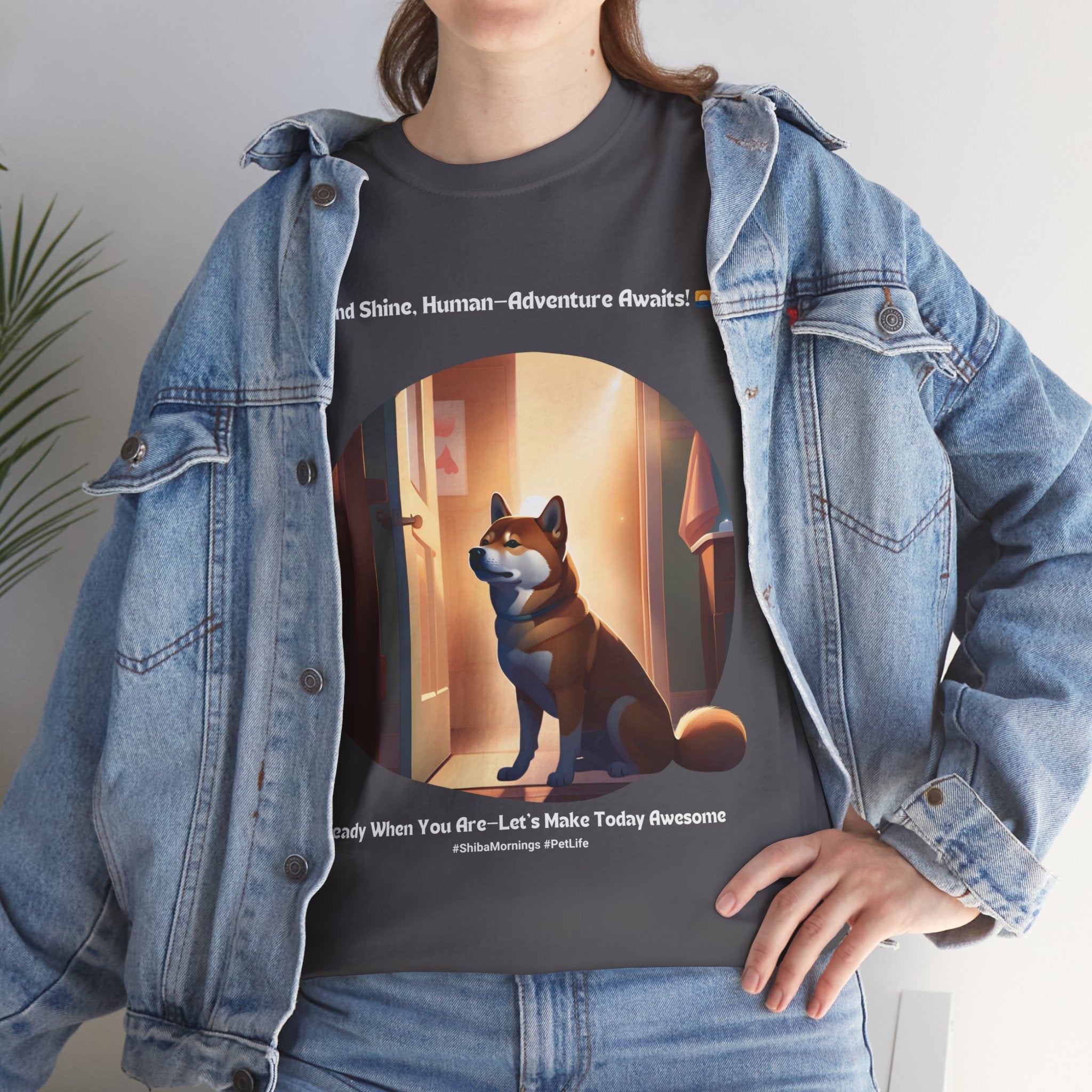 Unisex "Your Ultimate Adventure Buddy" Shiba Inu T-Shirt Pup Gift