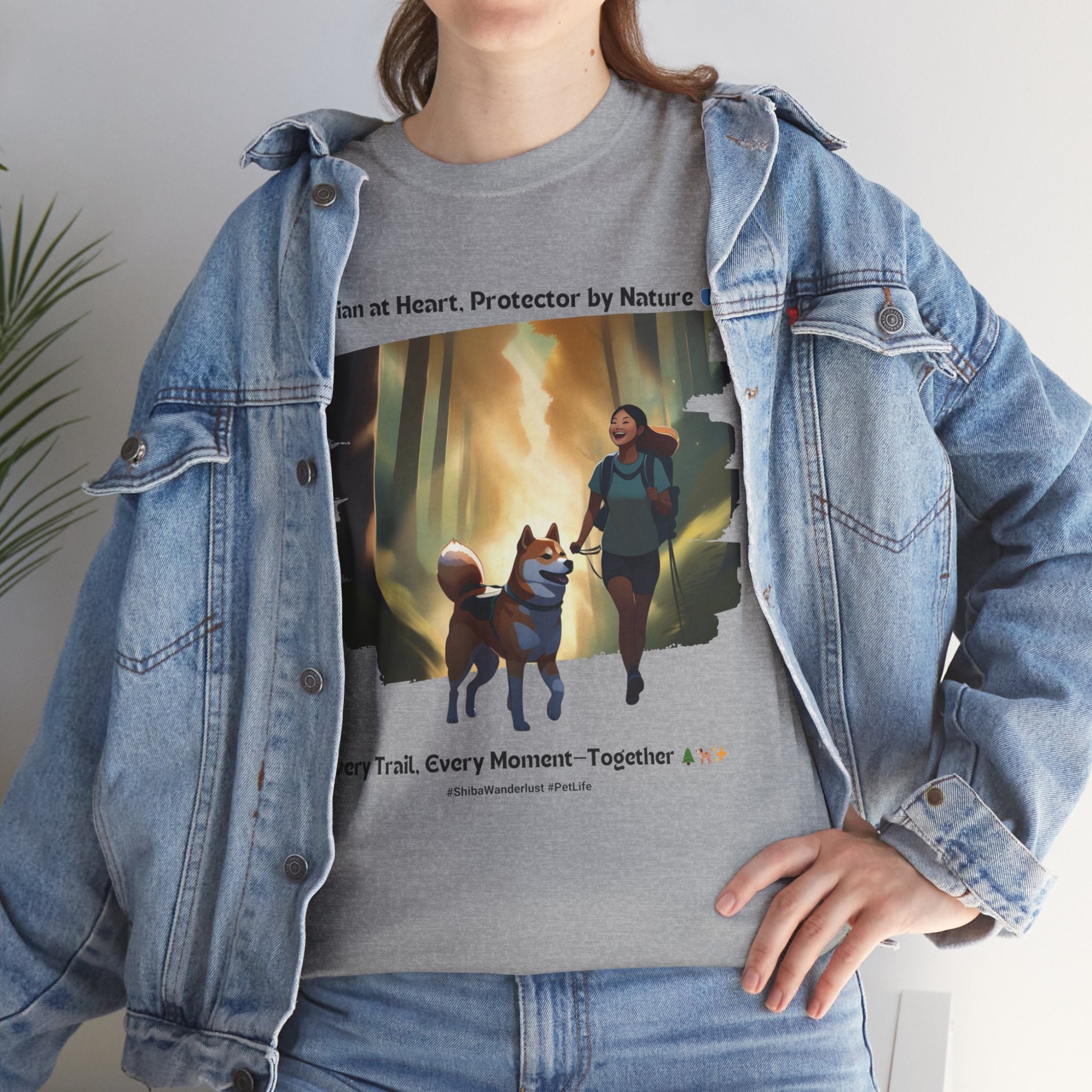 Women's - Guardian of the Wild: Shiba Inu T-Shirt