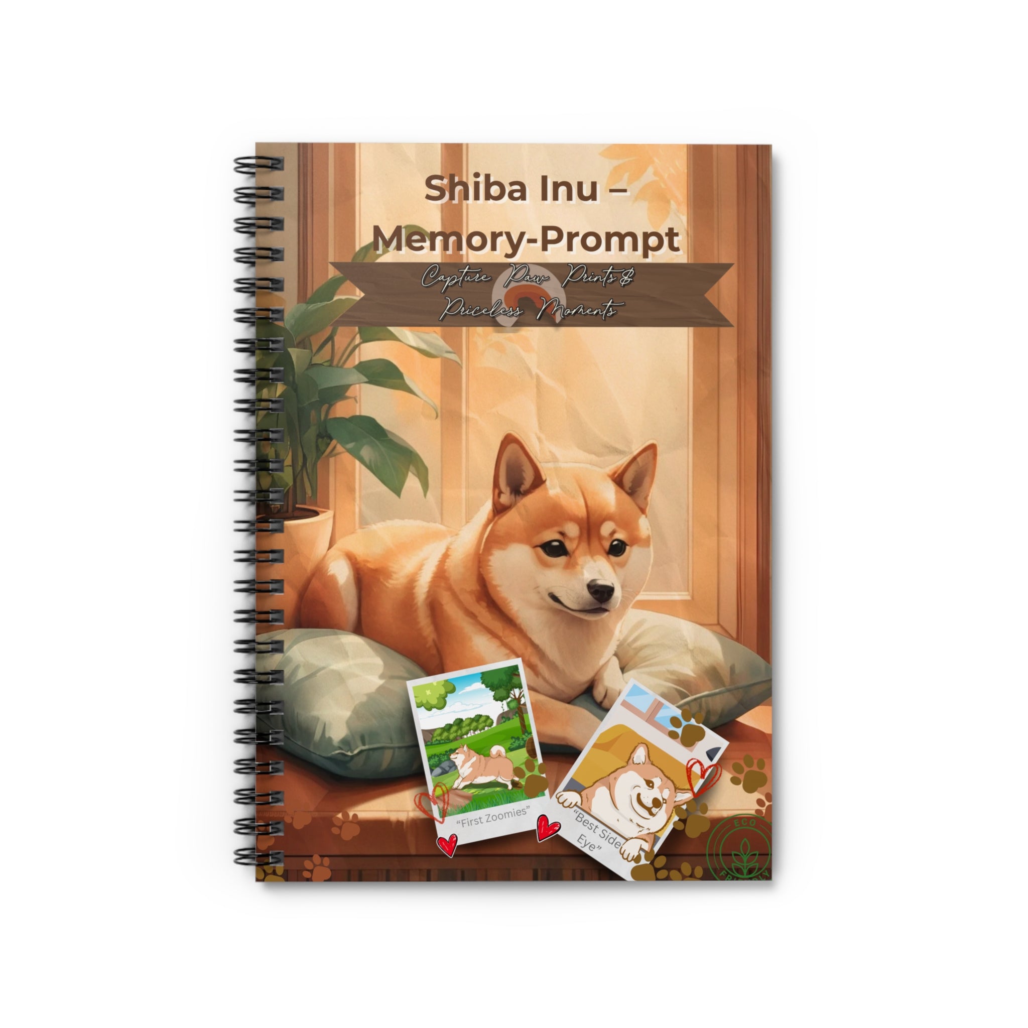 Shiba Inu Memory-Prompt Notebook - Perfect for Pet Lovers, Journaling, Gifts, Dog Lovers, Memory Keeping