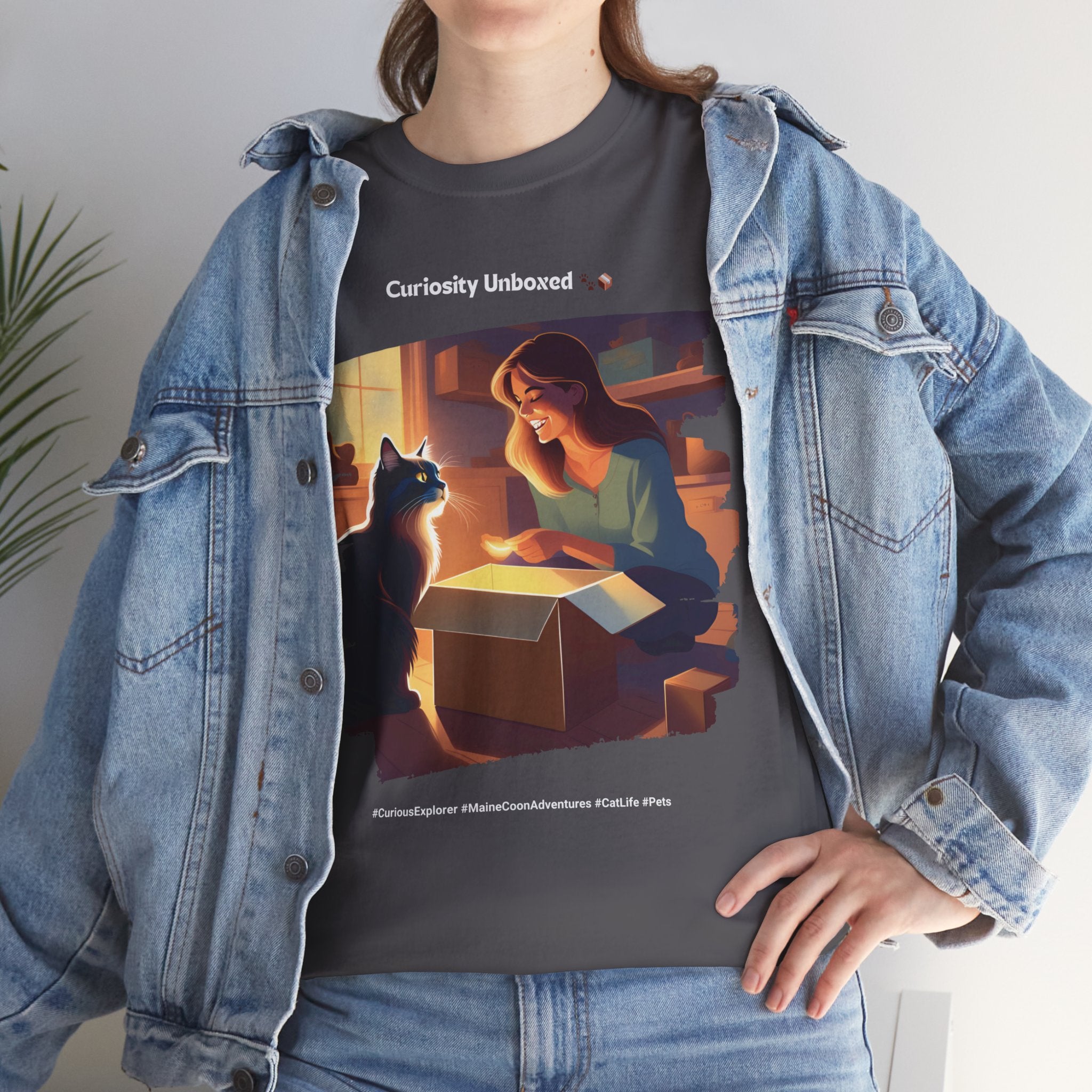 Women's - Curiosity Unboxed: Maine Coon Adventures T-Shirt
