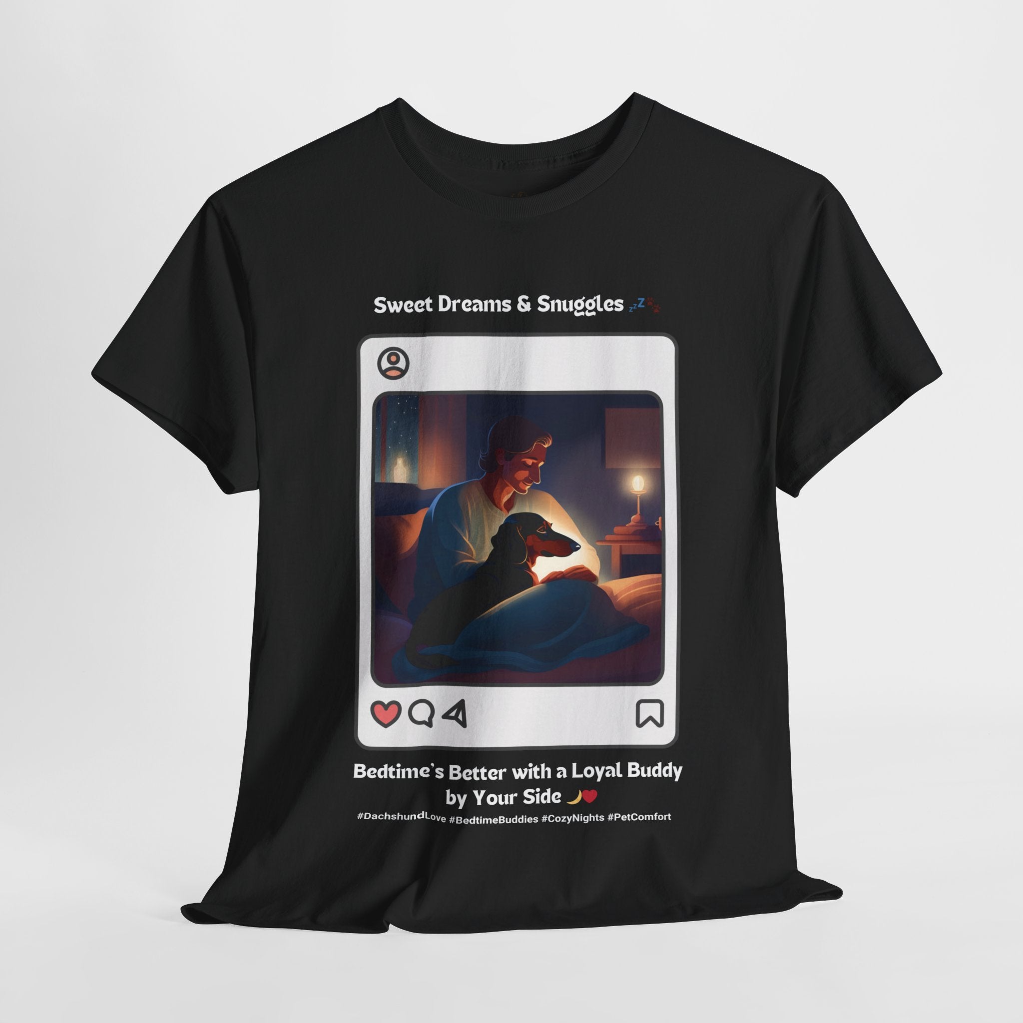 Men's - Sweet Dreams & Snuggles: Dachshund Love T-Shirt