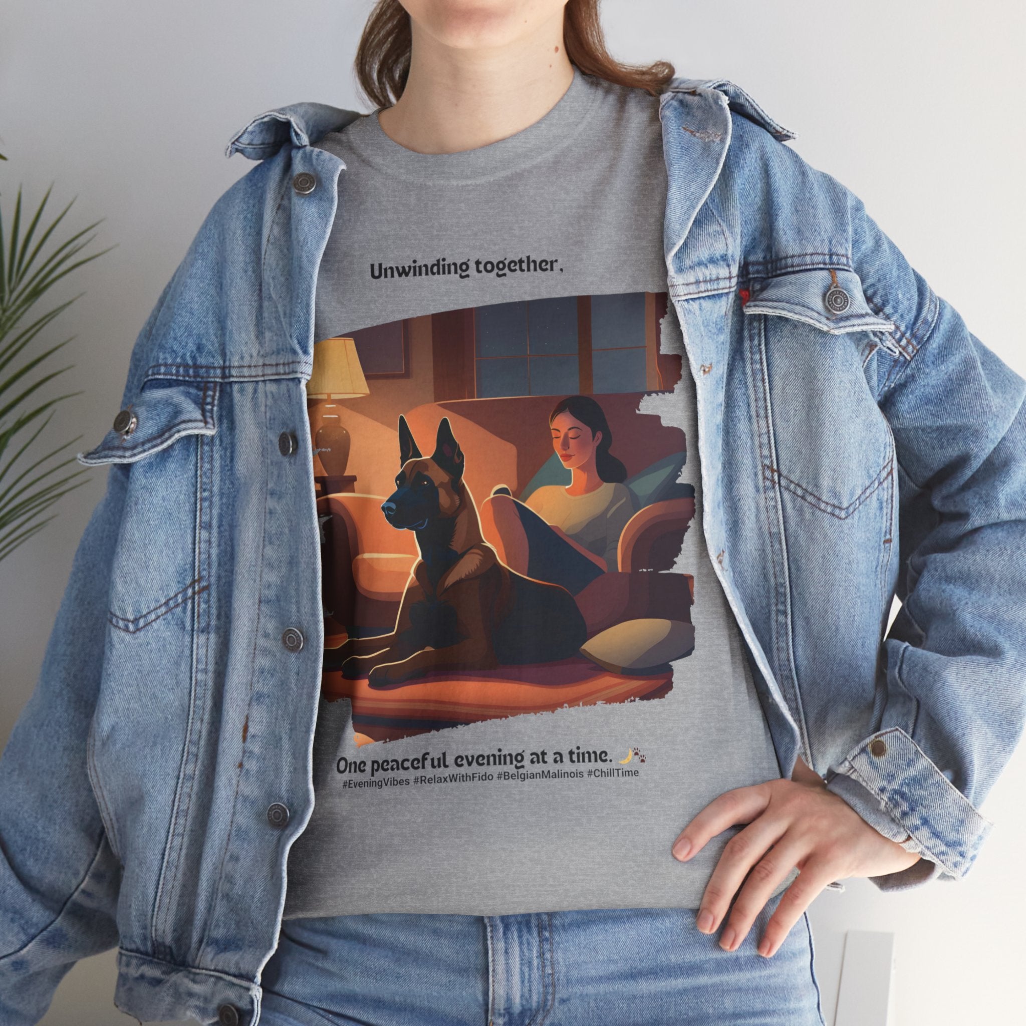 Women's - Unwinding Together: Belgian Malinois T-Shirt