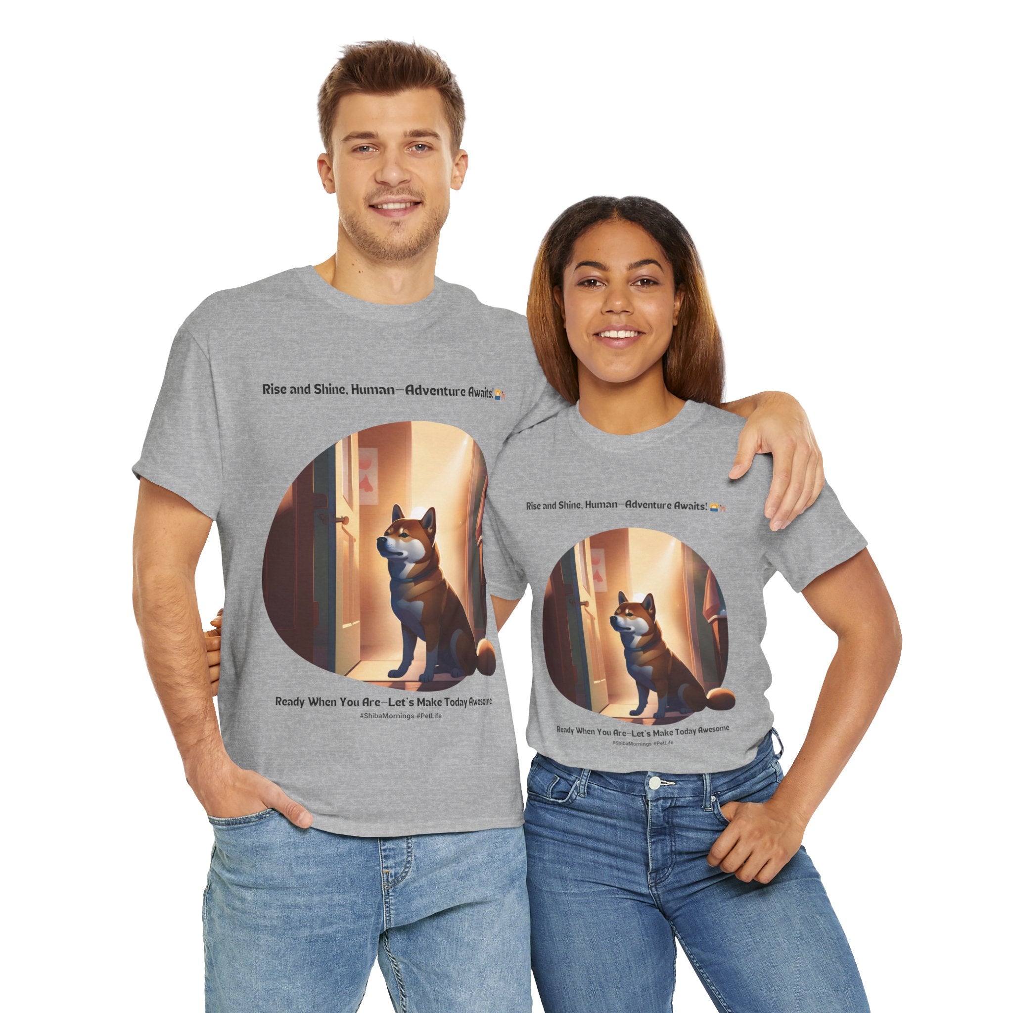 Unisex "Your Ultimate Adventure Buddy" Shiba Inu T-Shirt Pup Gift
