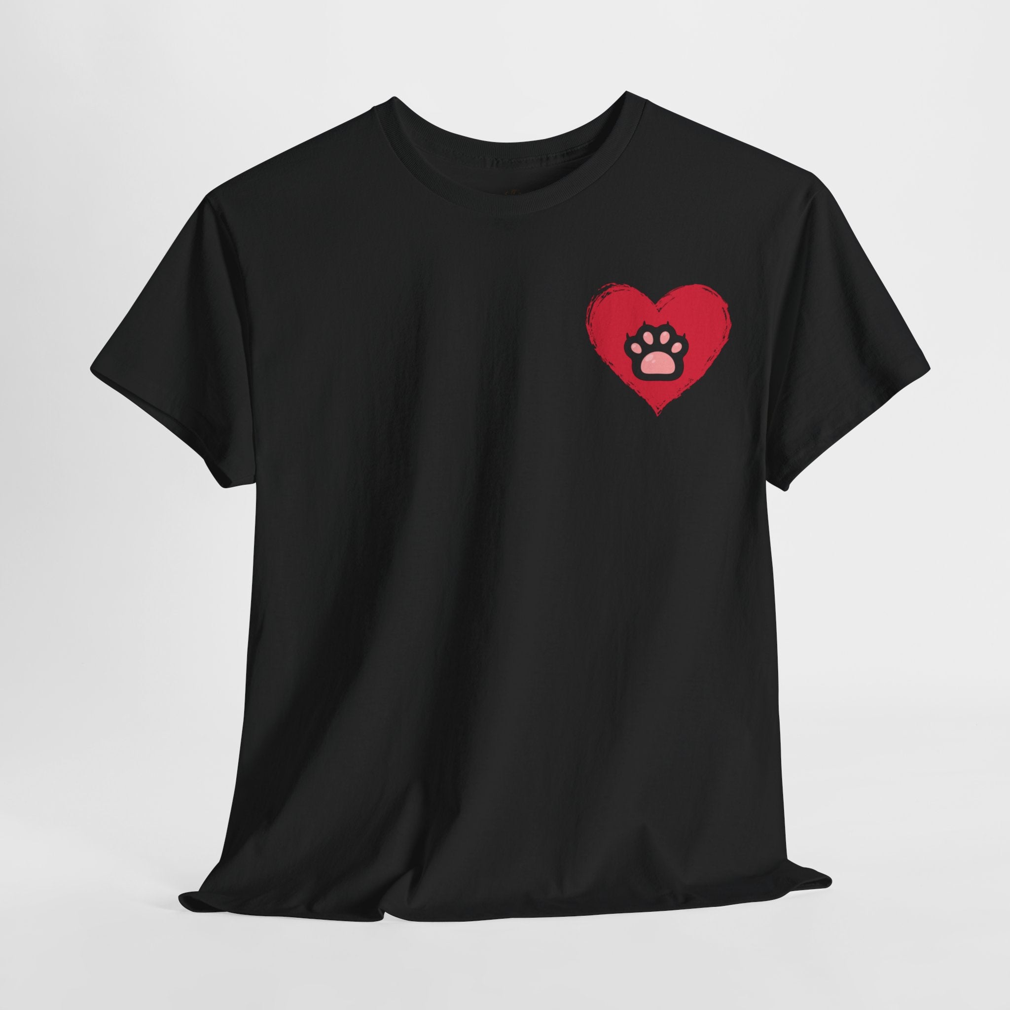 Unisex - Paw Print Love T-Shirt