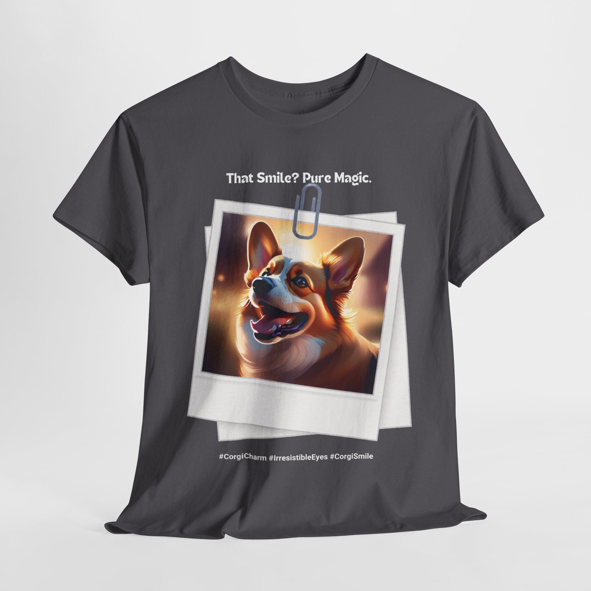 Unisex “That Smile? Pure Magic” Corgi T-Shirt – Charming Pup Tee, Dog Lover Gift