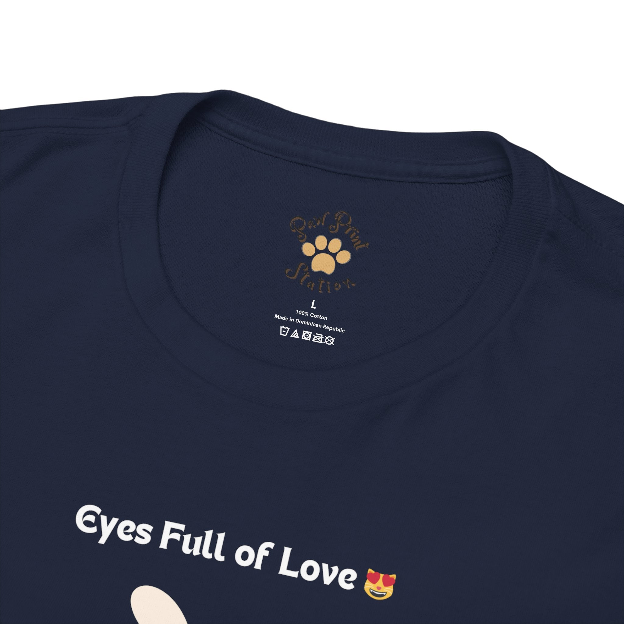 Men’s “Eyes Full of Love” Devon Rex T‑Shirt – Adoring Cat Dad Gift