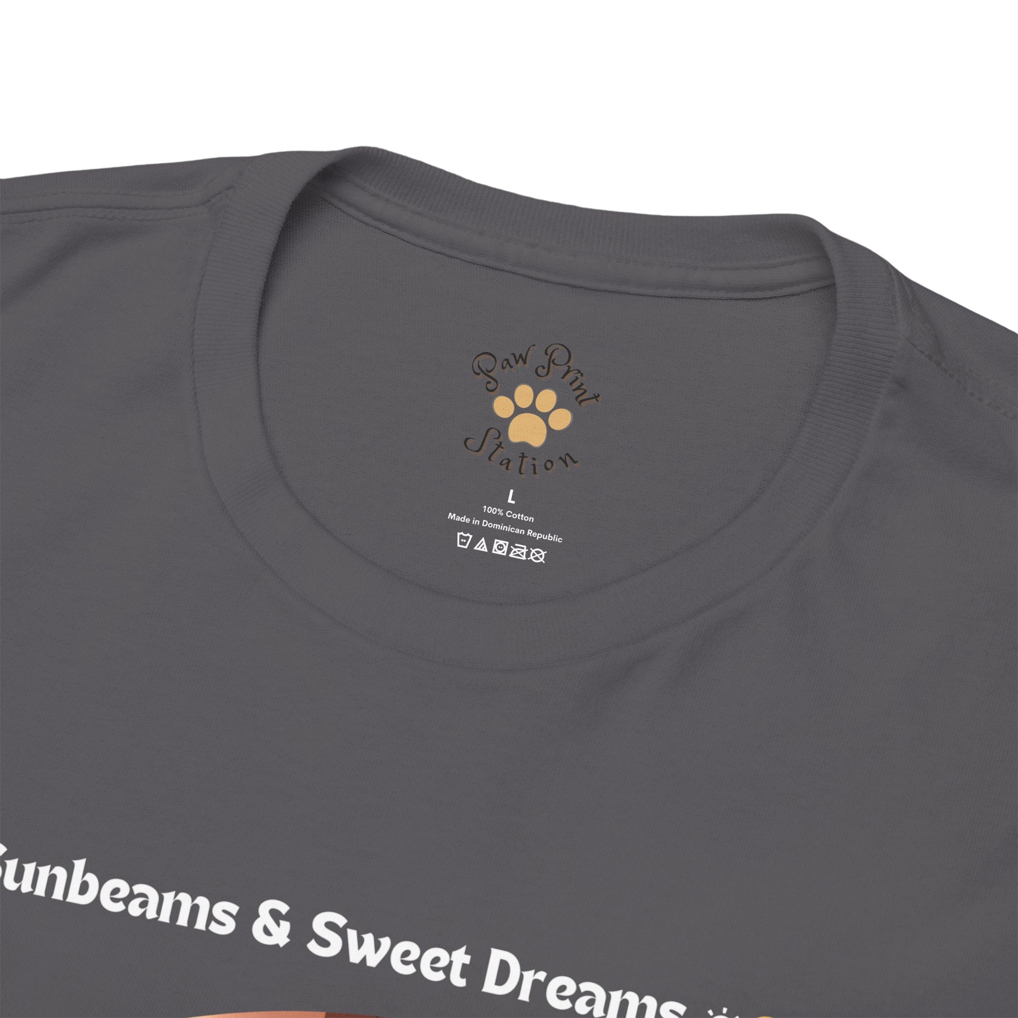 Unisex “Sunbeams & Sweet Dreams” British Shorthair Bliss T‑Shirt – Daylight Kitty Gift