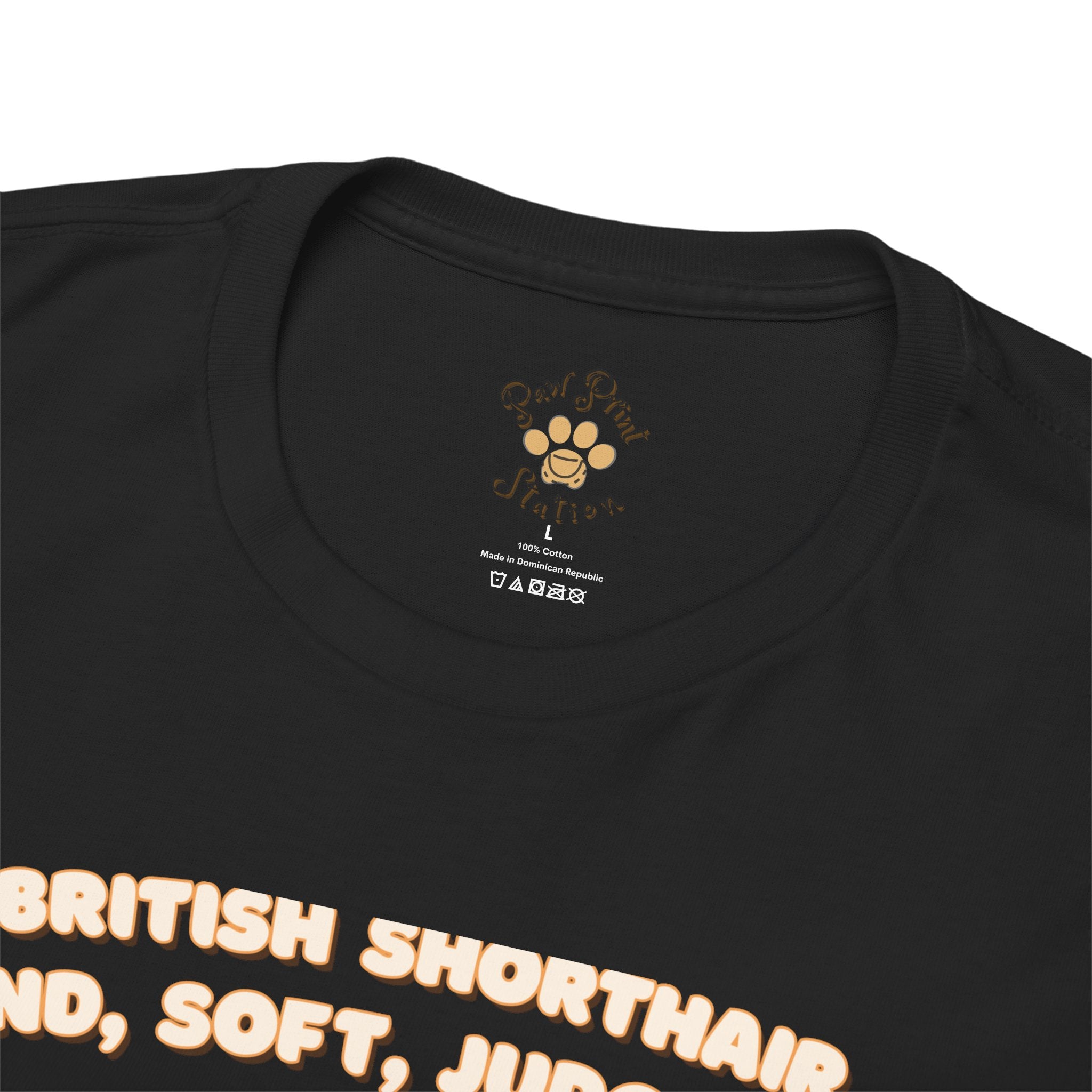 Unisex T-Shirt – Round, Soft, Judgmental: British Shorthair Everyday Moments Edition