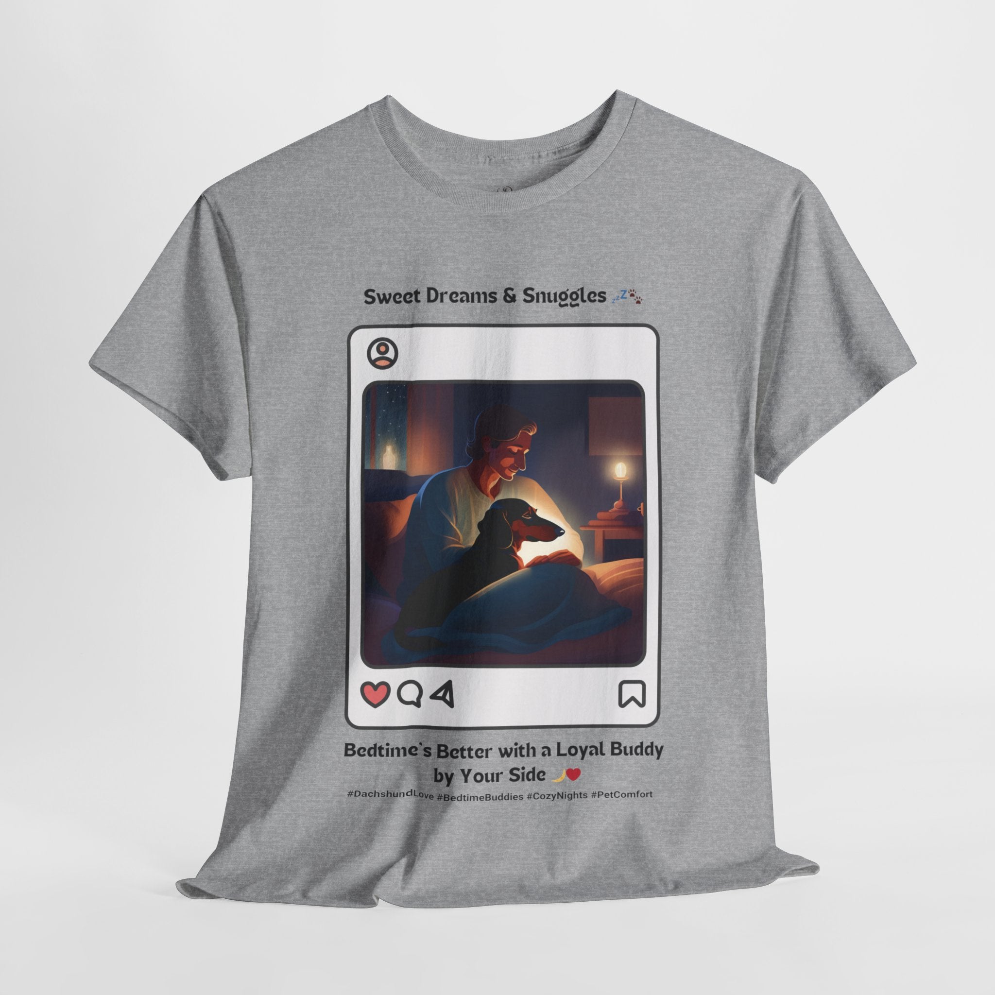 Men's - Sweet Dreams & Snuggles: Dachshund Love T-Shirt