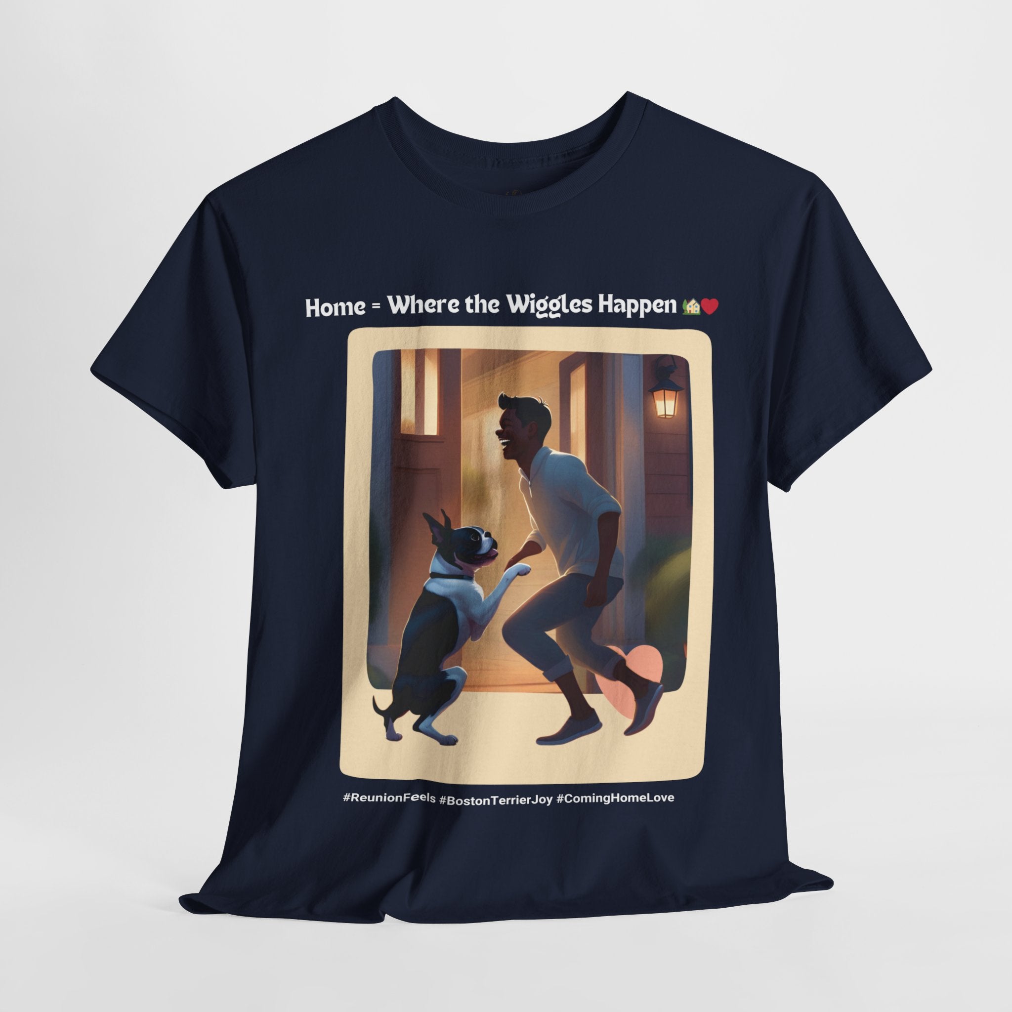 Men's - Boundless Joy: Boston Terrier Reunion T-Shirt