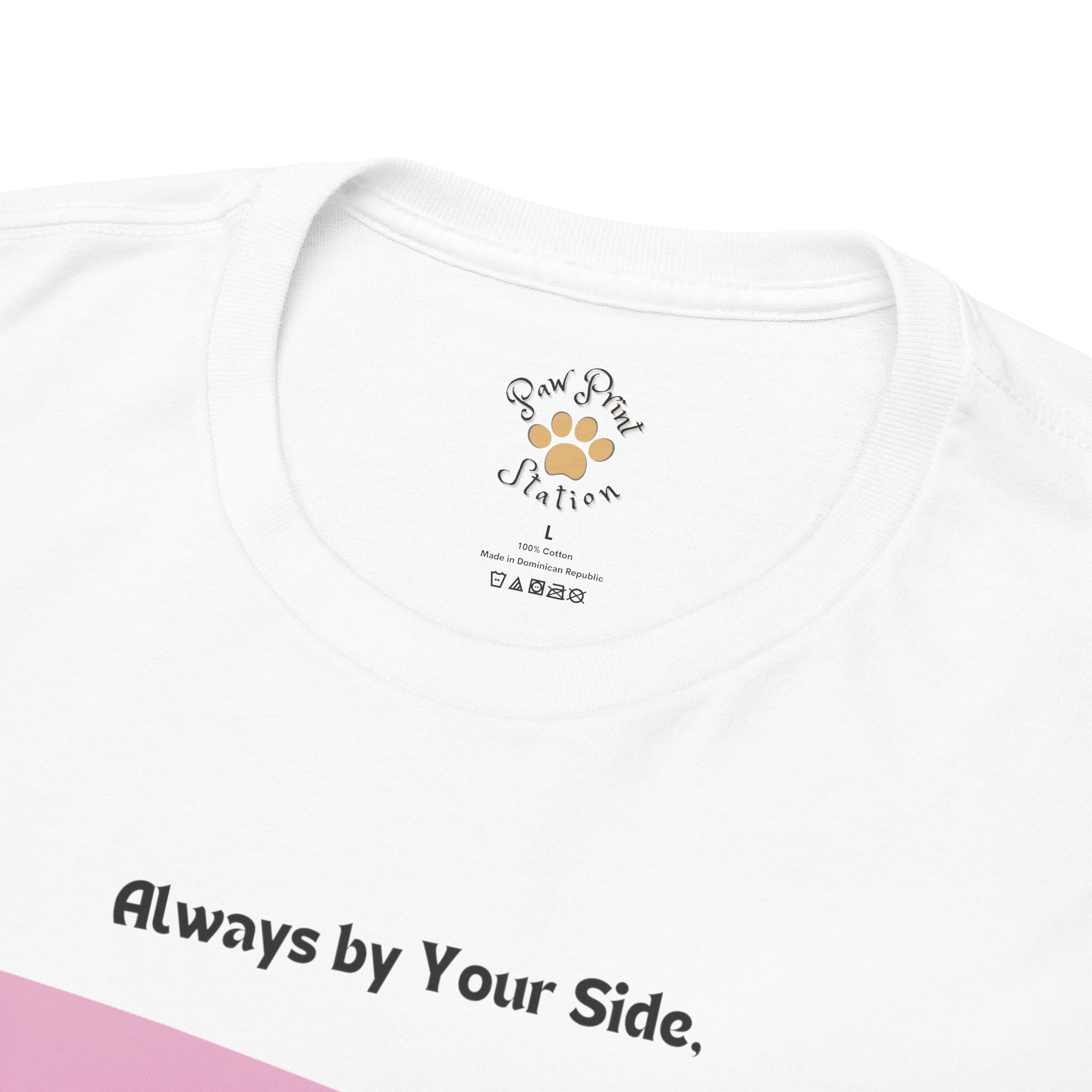 Men’s “Always by Your Side” Maine Coon T-Shirt – Loyal Fluffy Friend, Cat Dad Gift
