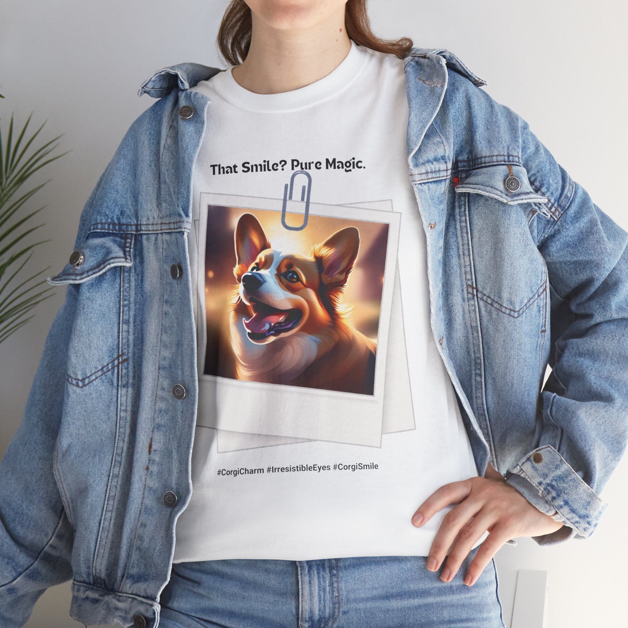 Unisex - IThat Smile? Pure Magic: Corgi Charm T-Shirt