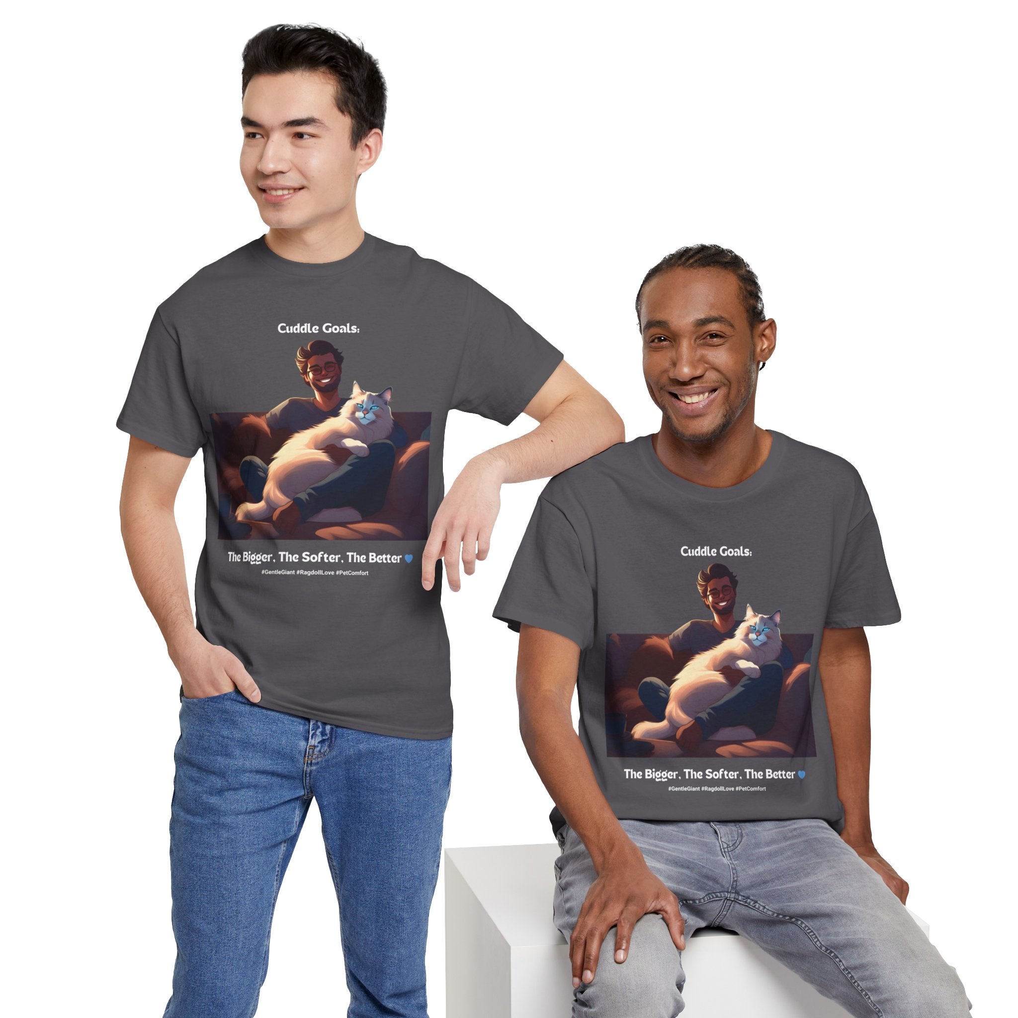 Men's - Cuddle Goals: Ragdoll Love T-Shirt