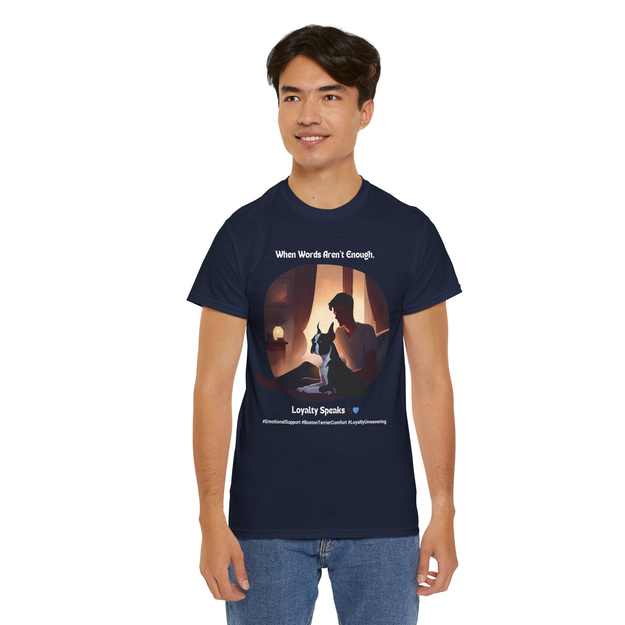 Men's - Loyalty Speaks: Boston Terrier Love T-Shirt