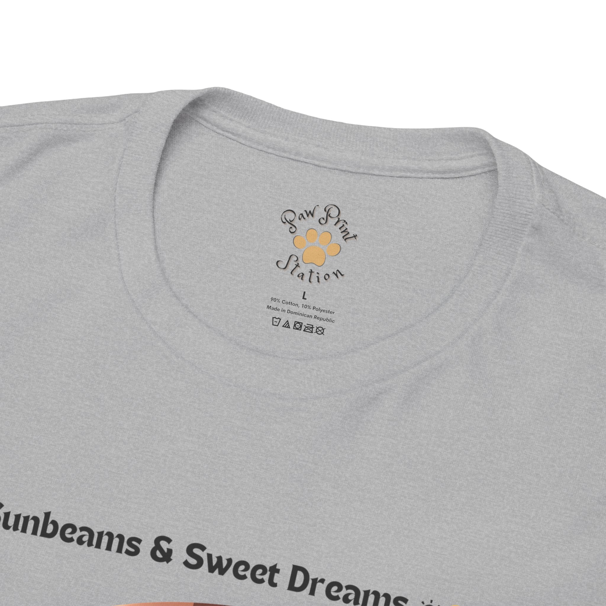 Unisex “Sunbeams & Sweet Dreams” British Shorthair Bliss T‑Shirt – Daylight Kitty Gift