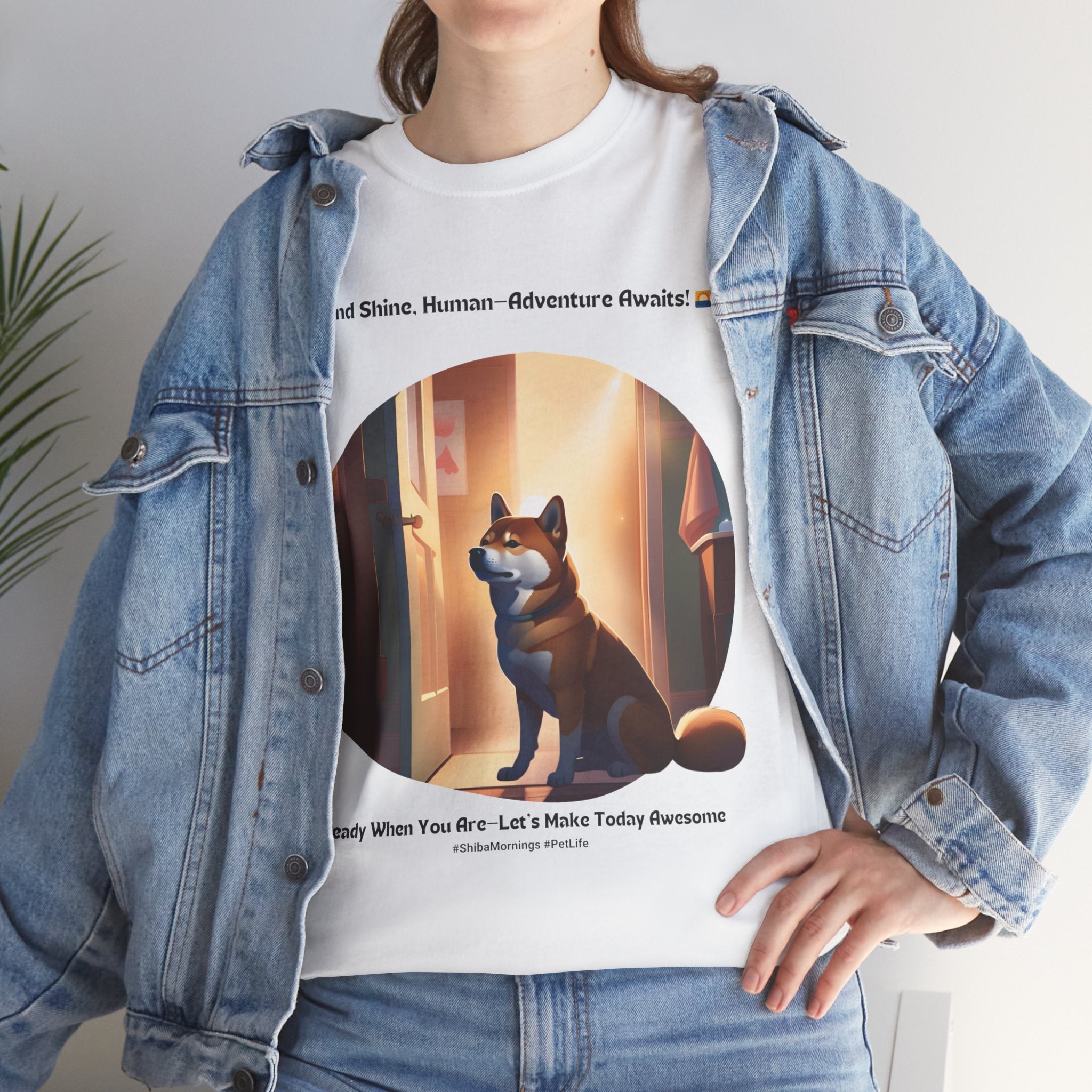 Unisex "Your Ultimate Adventure Buddy" Shiba Inu T-Shirt Pup Gift