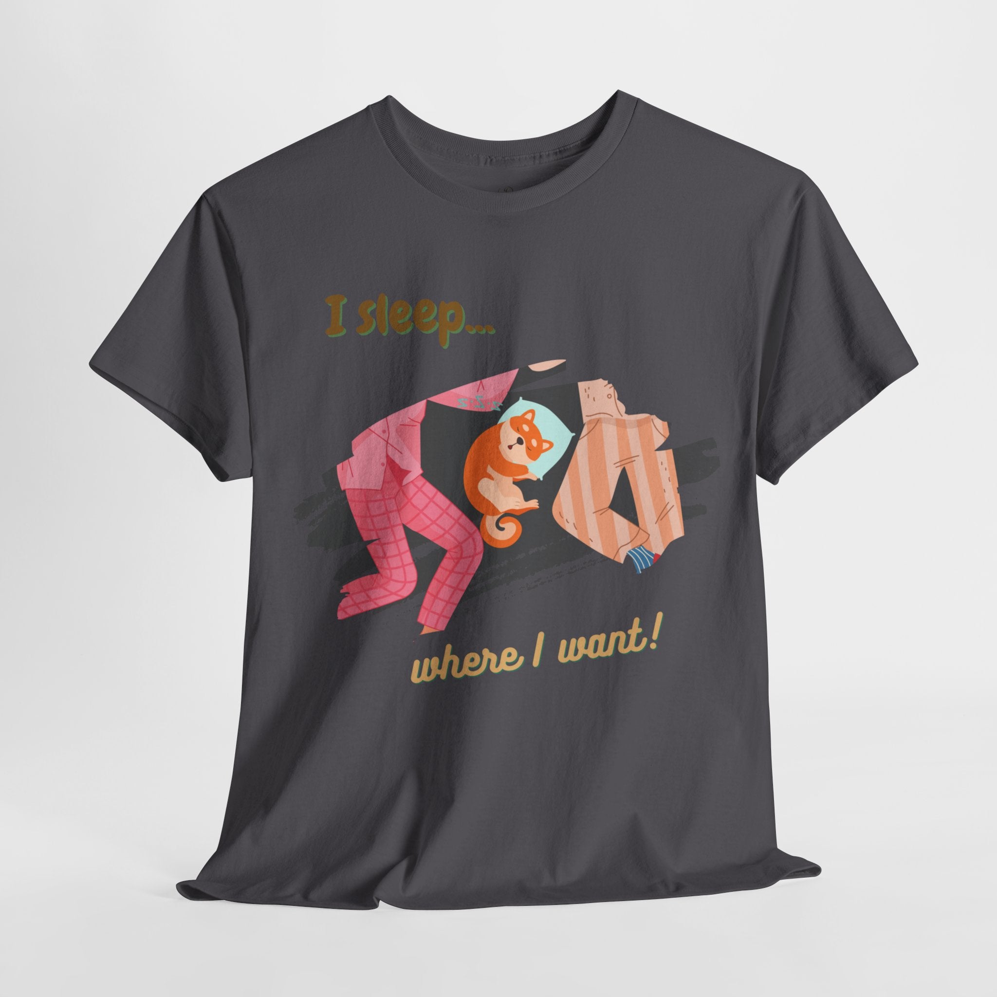 Unisex “Snuggle Up” Dog T-Shirt – Best Sleep Spot, Dog Lover Gift
