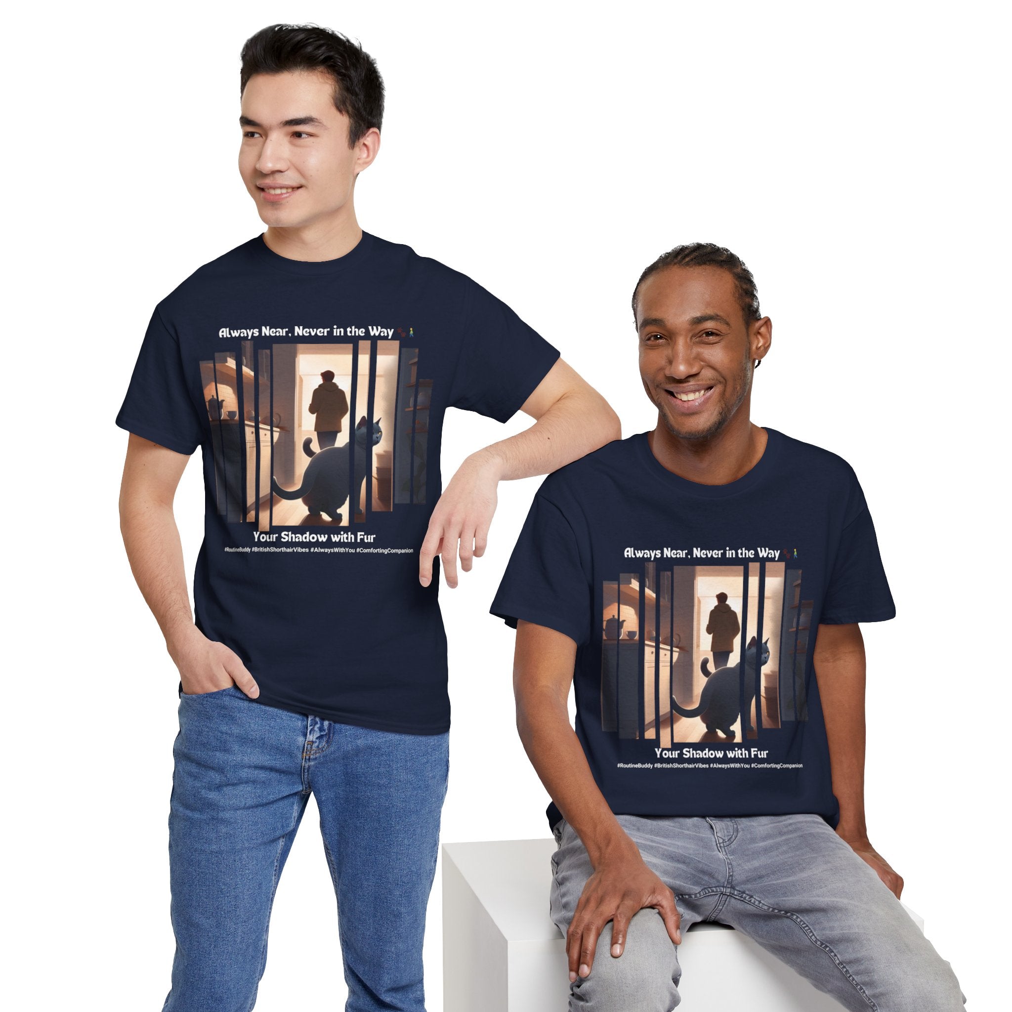 Men's - Routine Buddy: British Shorthair T-Shirt