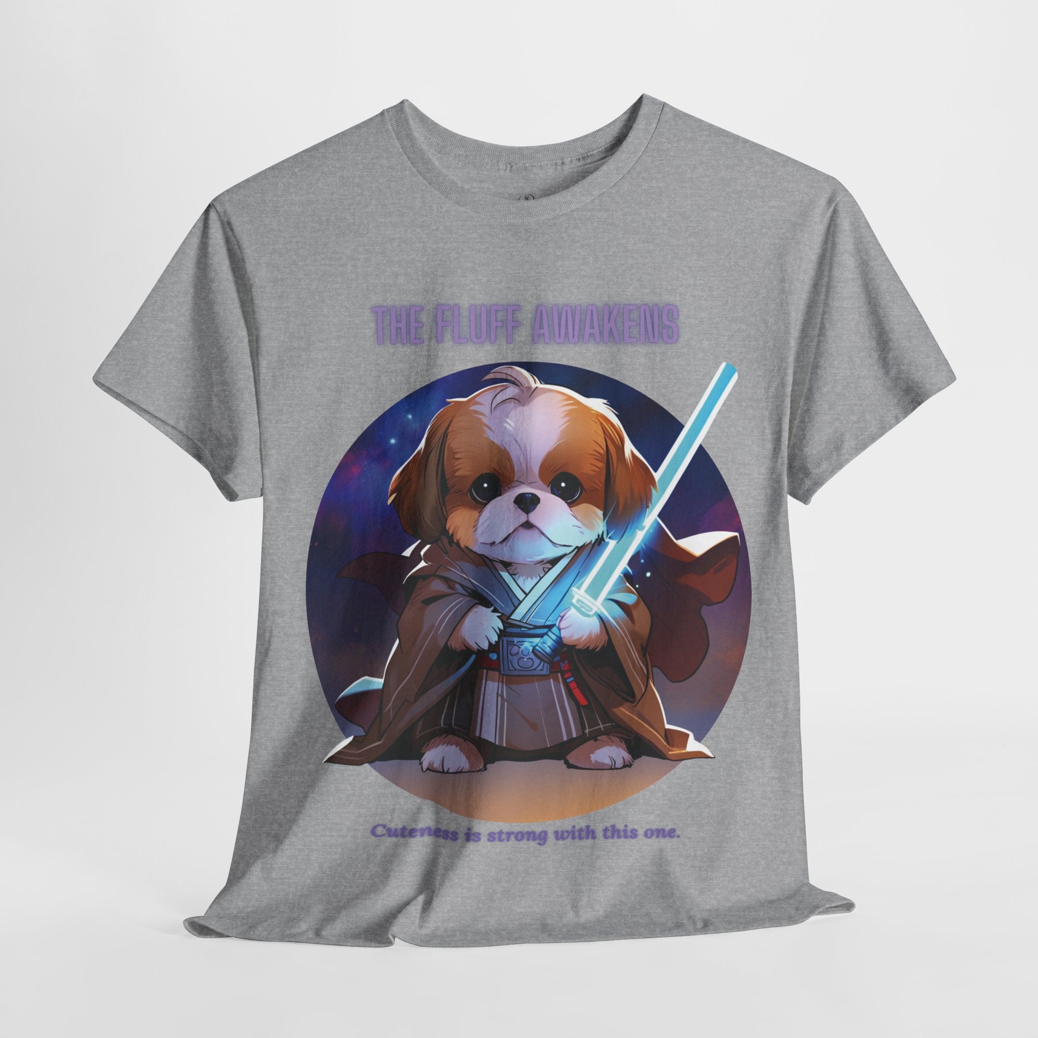 Unisex “The Fluff Awakens” Shih T‑Shirt – Fluff Lover Gift, Soft Pup Tee