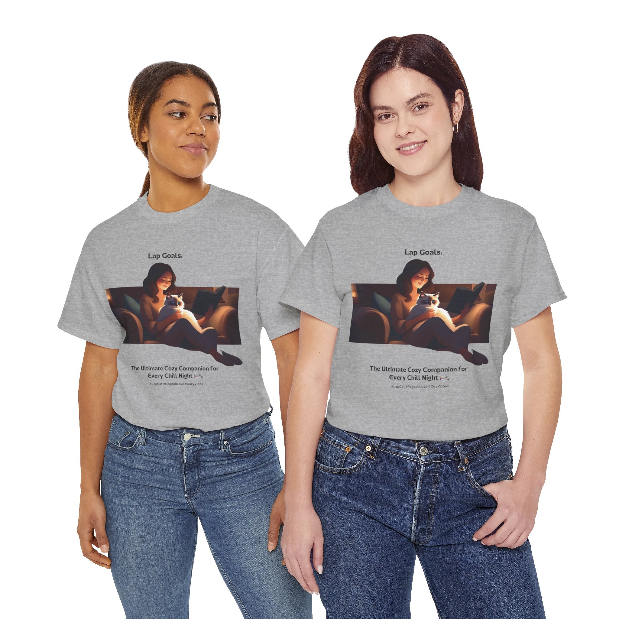 Women’s “The Ultimate Lap Cat” Ragdoll T‑Shirt – Lap Cat Mom Gift
