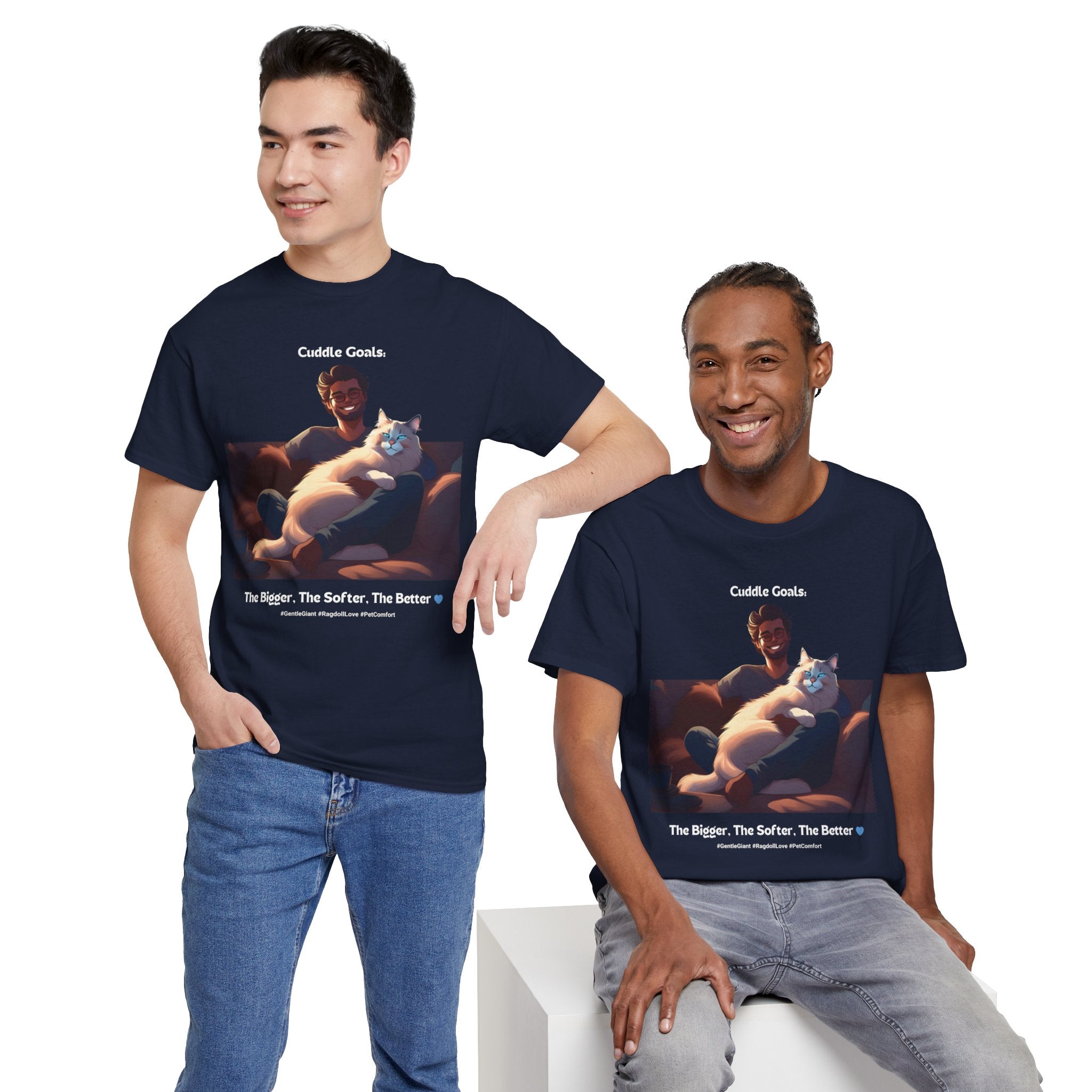 Men's - Cuddle Goals: Ragdoll Love T-Shirt