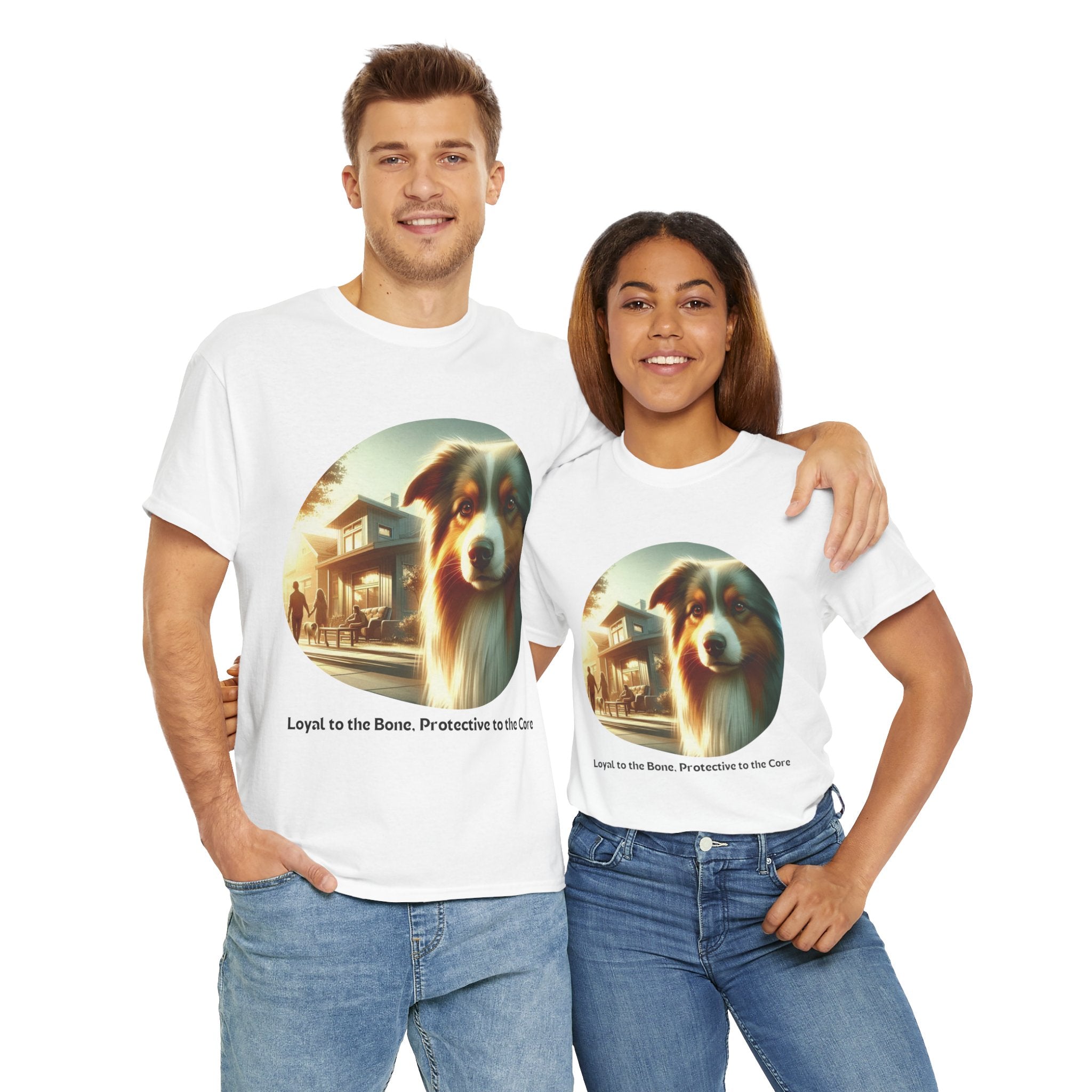 Unisex - Loyal Protector: Australian Shepherd T-Shirt