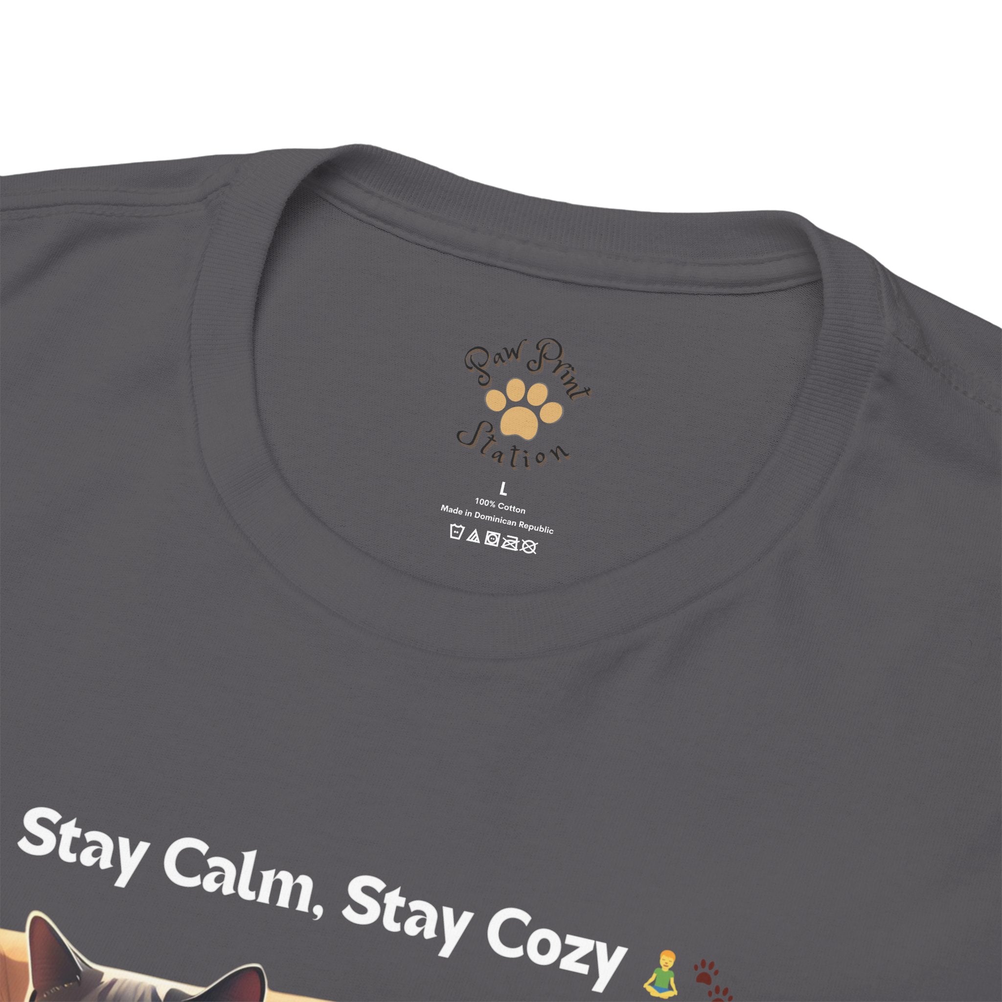 Unisex “Zenful Purr” British Shorthair T‑Shirt – Serene Kitty Gift