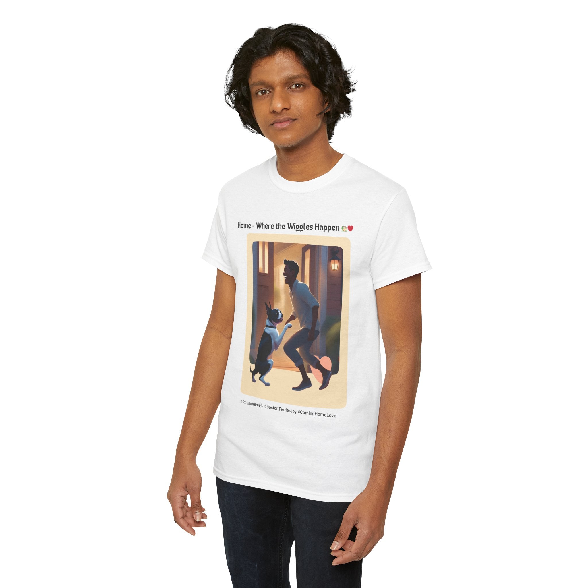 Men's - Boundless Joy: Boston Terrier Reunion T-Shirt