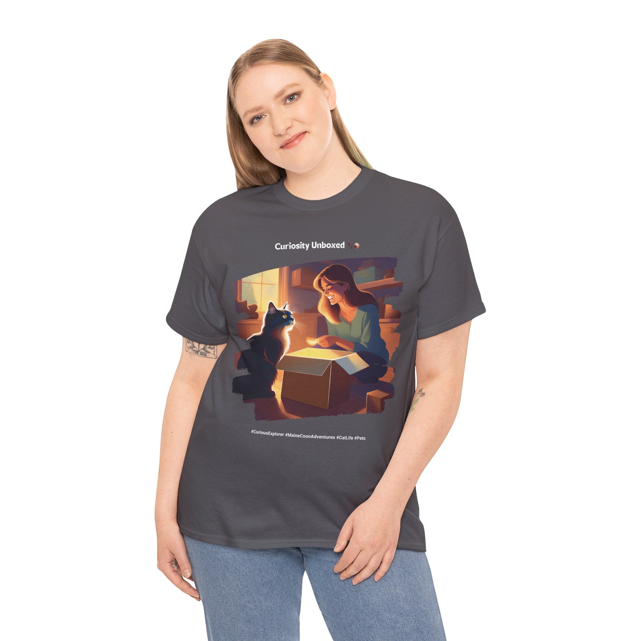 Women's - Curiosity Unboxed: Maine Coon Adventures T-Shirt