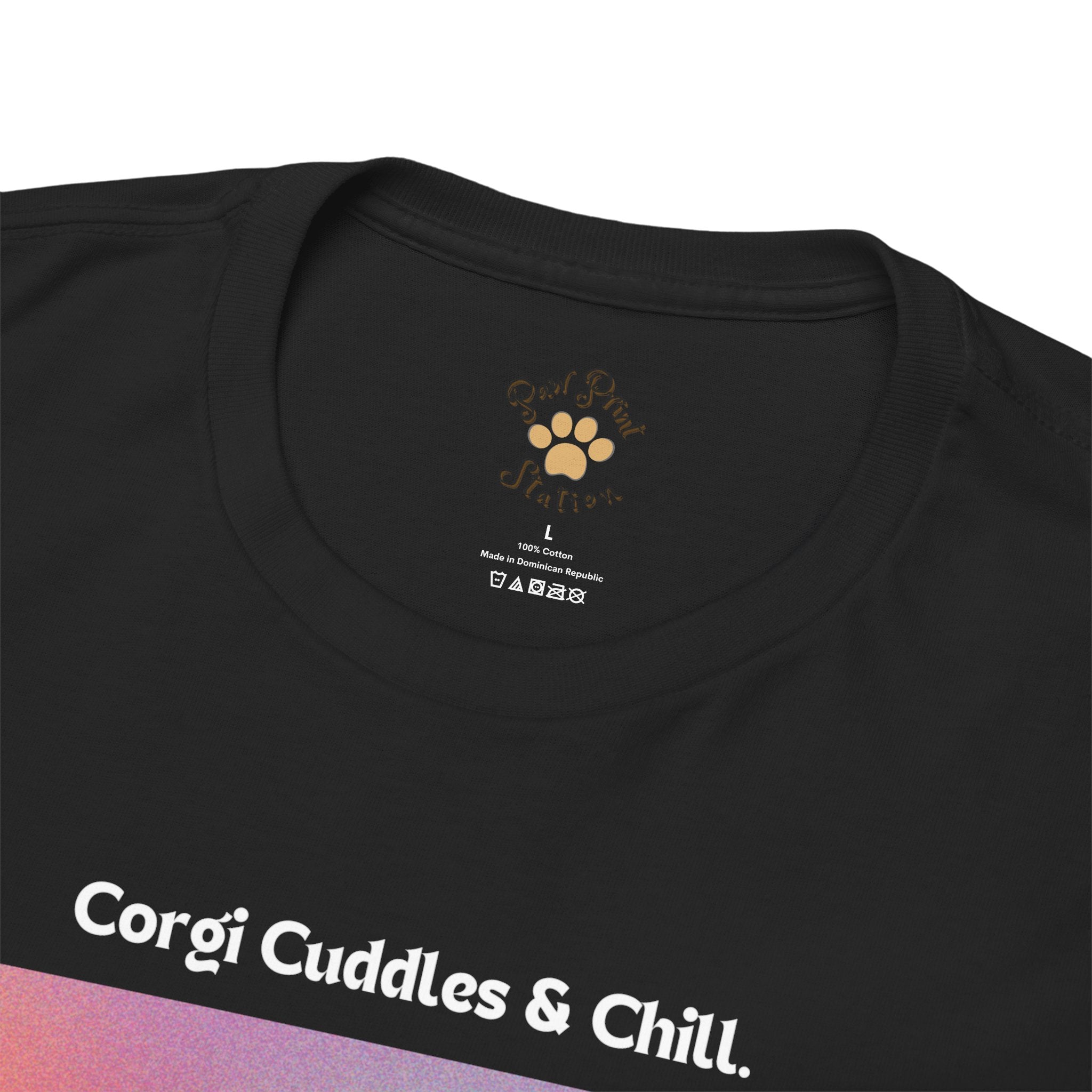 Men’s “Corgi Cuddles & Chill” T-Shirt – Cozy Movie Night, Dog Dad Gift