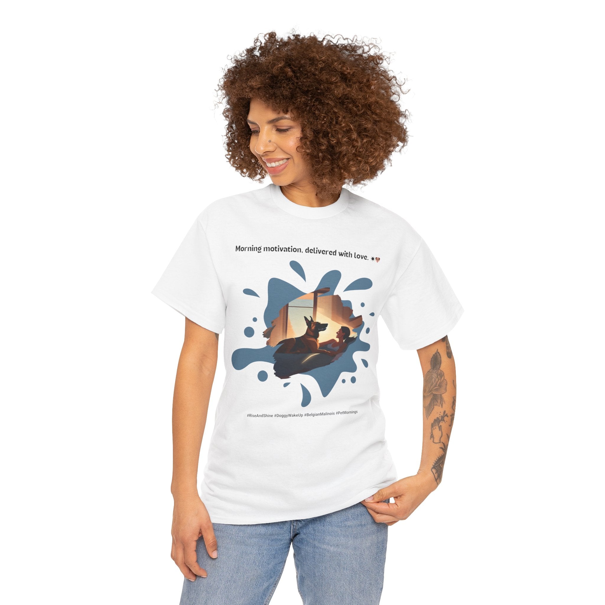 Women's - Morning Motivation: Belgian Malinois T-Shirt