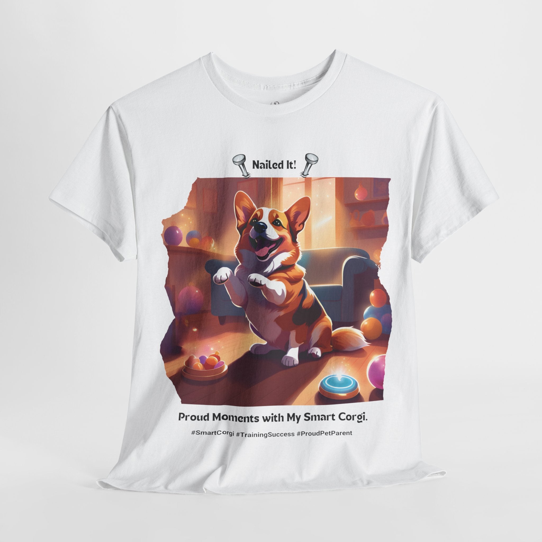 Unisex - Training Success: Smart Corgi T-Shirt