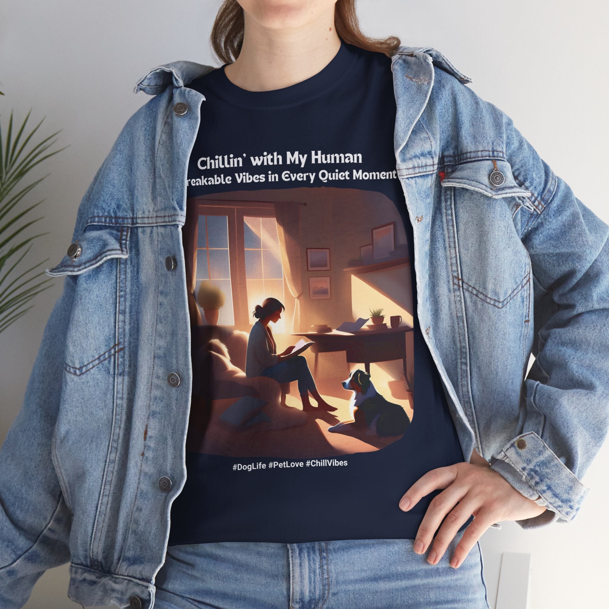 Women’s “Quiet Moments” Australian Shepherd T‑Shirt – Calm Companion Mom Gift