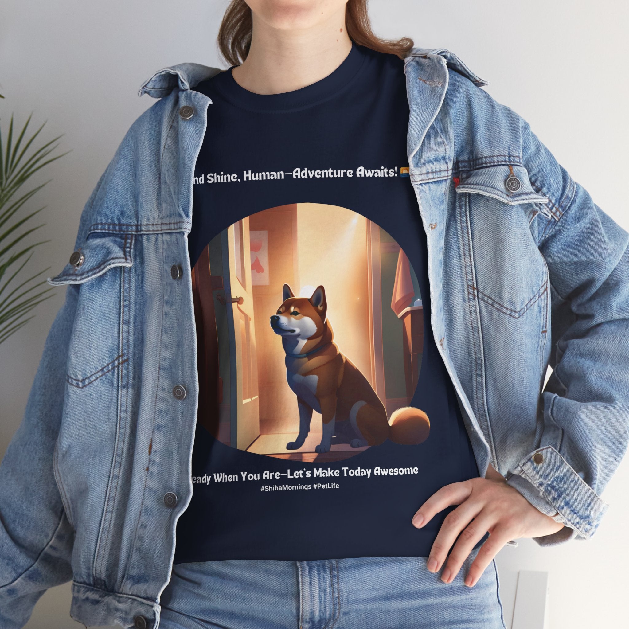 Unisex "Your Ultimate Adventure Buddy" Shiba Inu T-Shirt Pup Gift