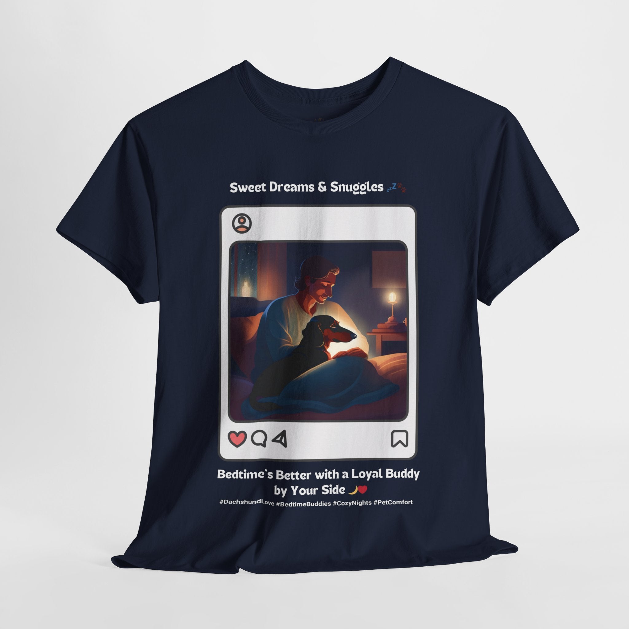 Men's - Sweet Dreams & Snuggles: Dachshund Love T-Shirt