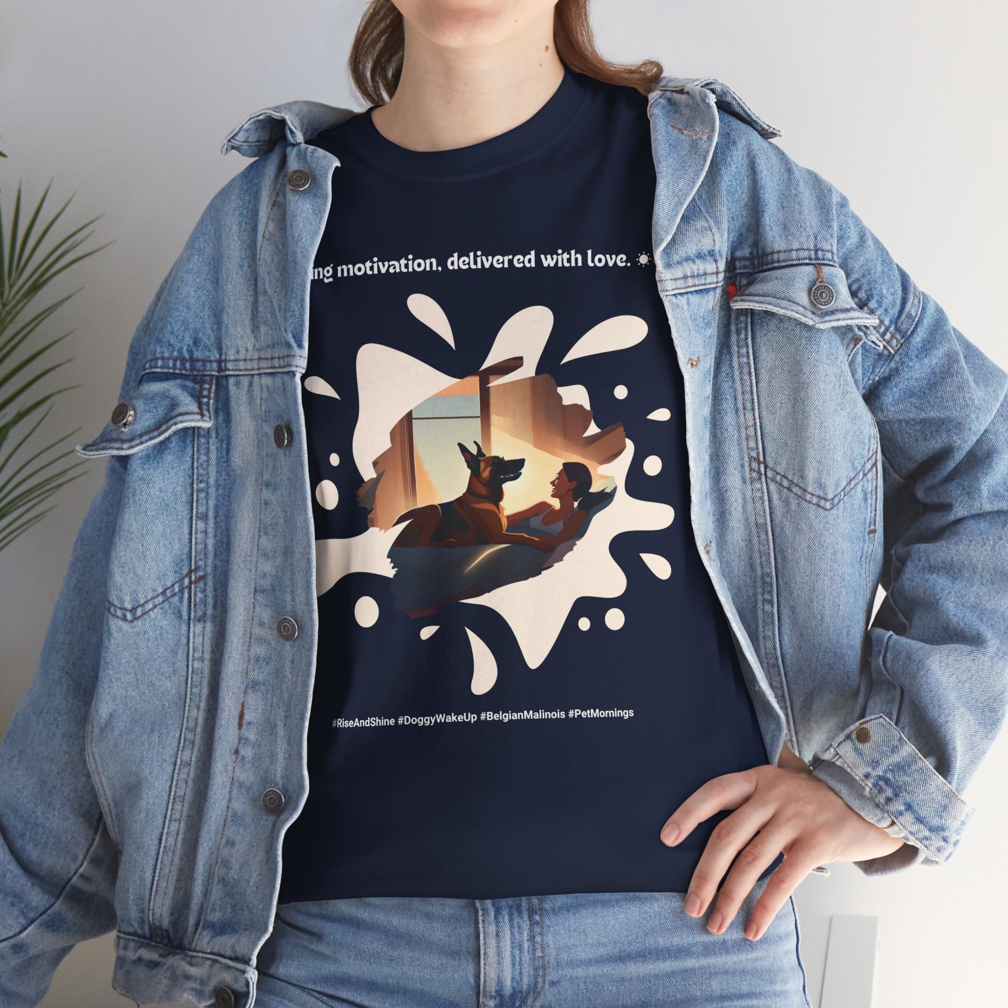 Women's - Morning Motivation: Belgian Malinois T-Shirt