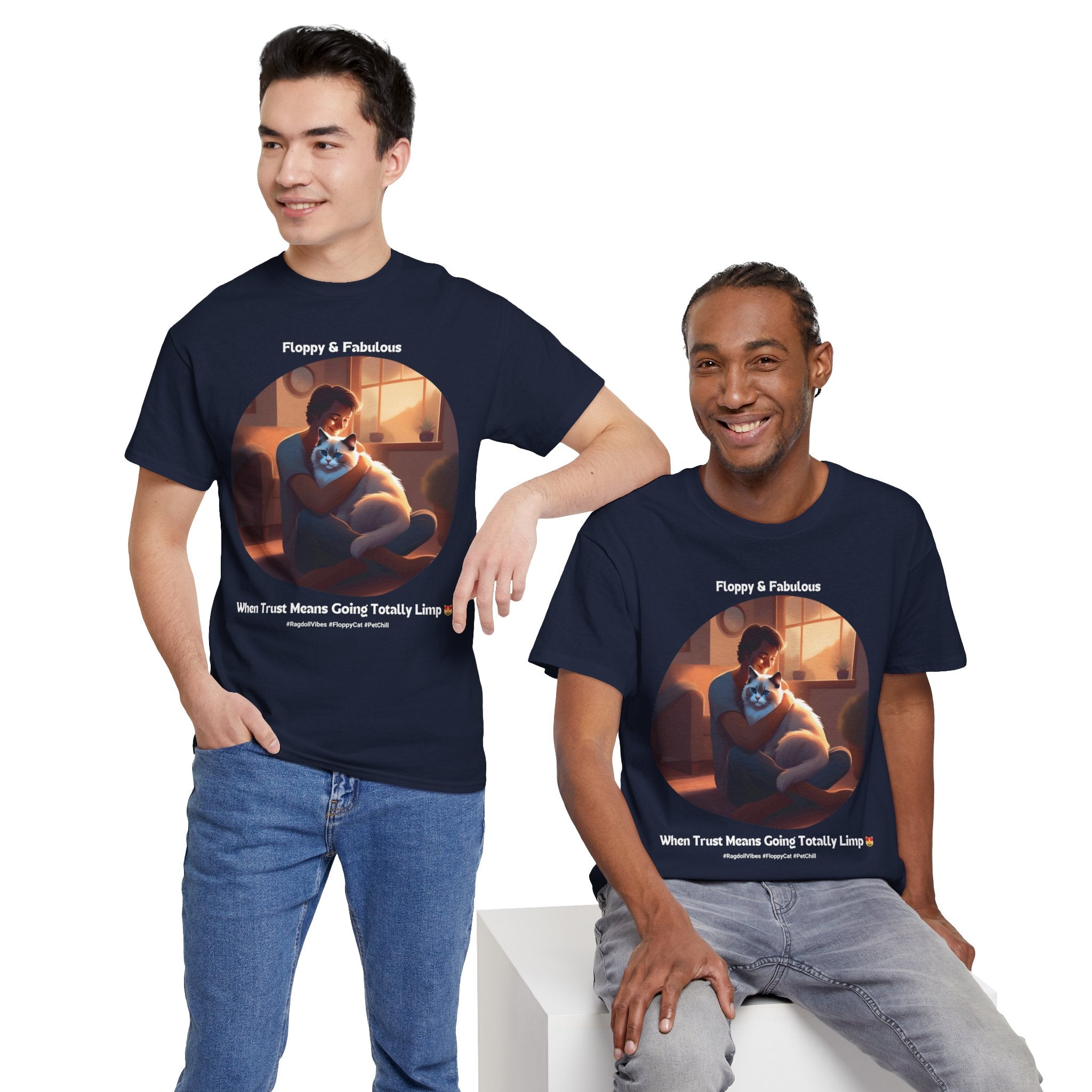 Men's - The Ultimate Cuddle Buddy: Ragdoll T-Shirt