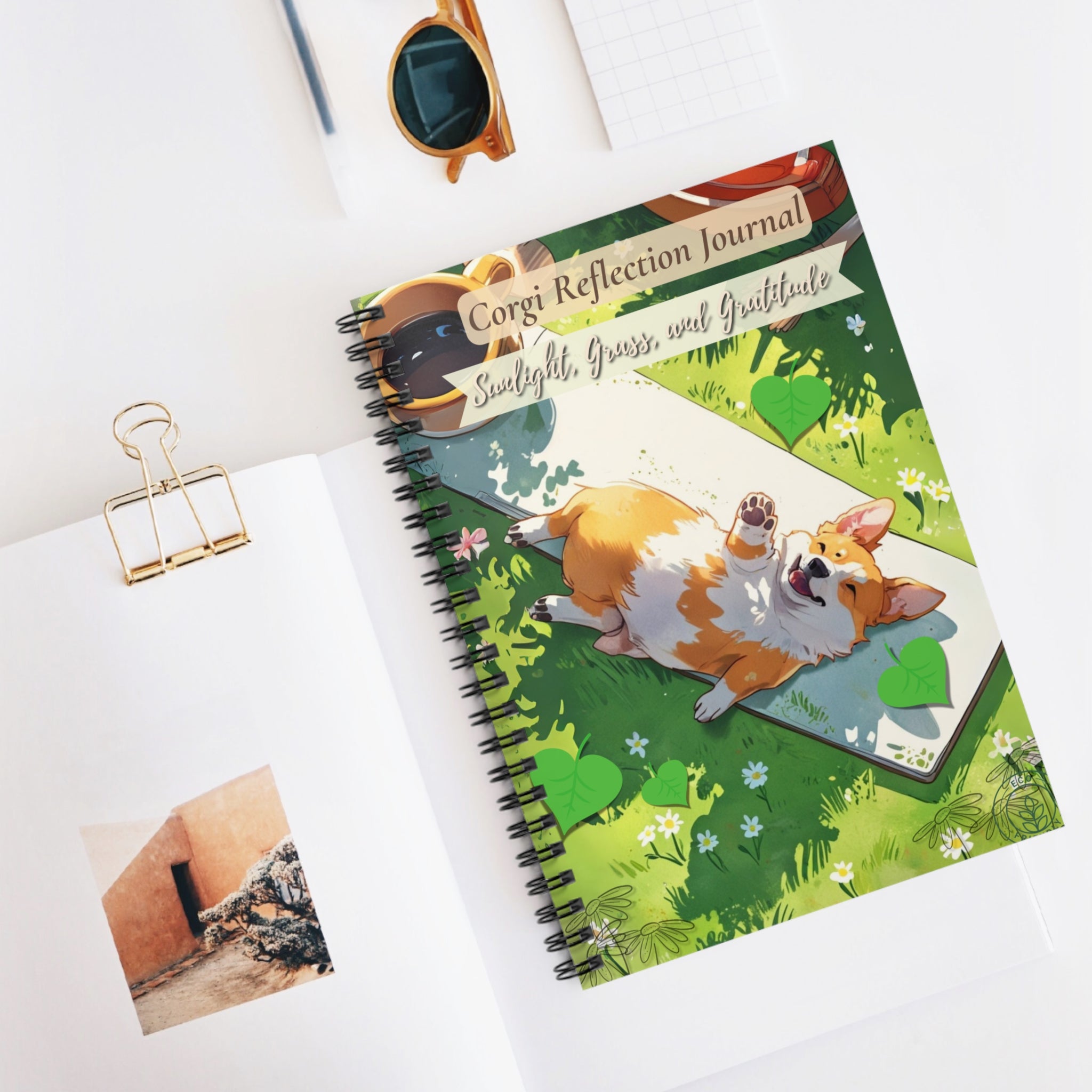 Corgi Reflection Journal β Joyful Moments, Daily Gratitude, Dog Lovers Diary, Gift for Pet Owners, Cute Stationery, Mindfulness Journal