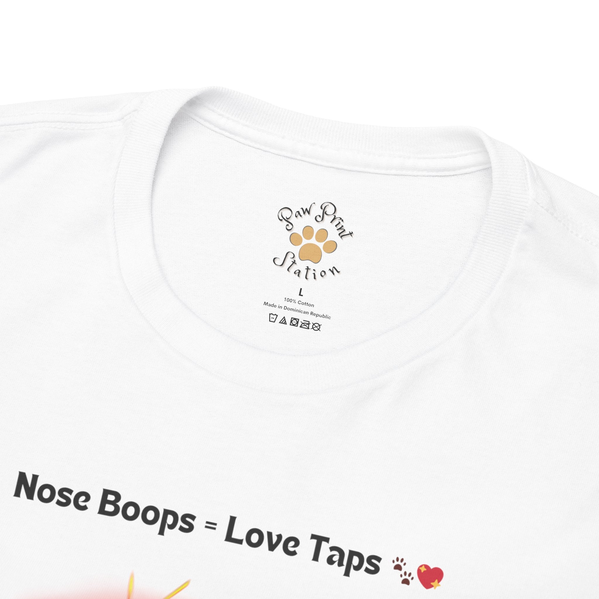 Women's - Nose Boops = Love Taps: Dachshund Affection T-Shirt