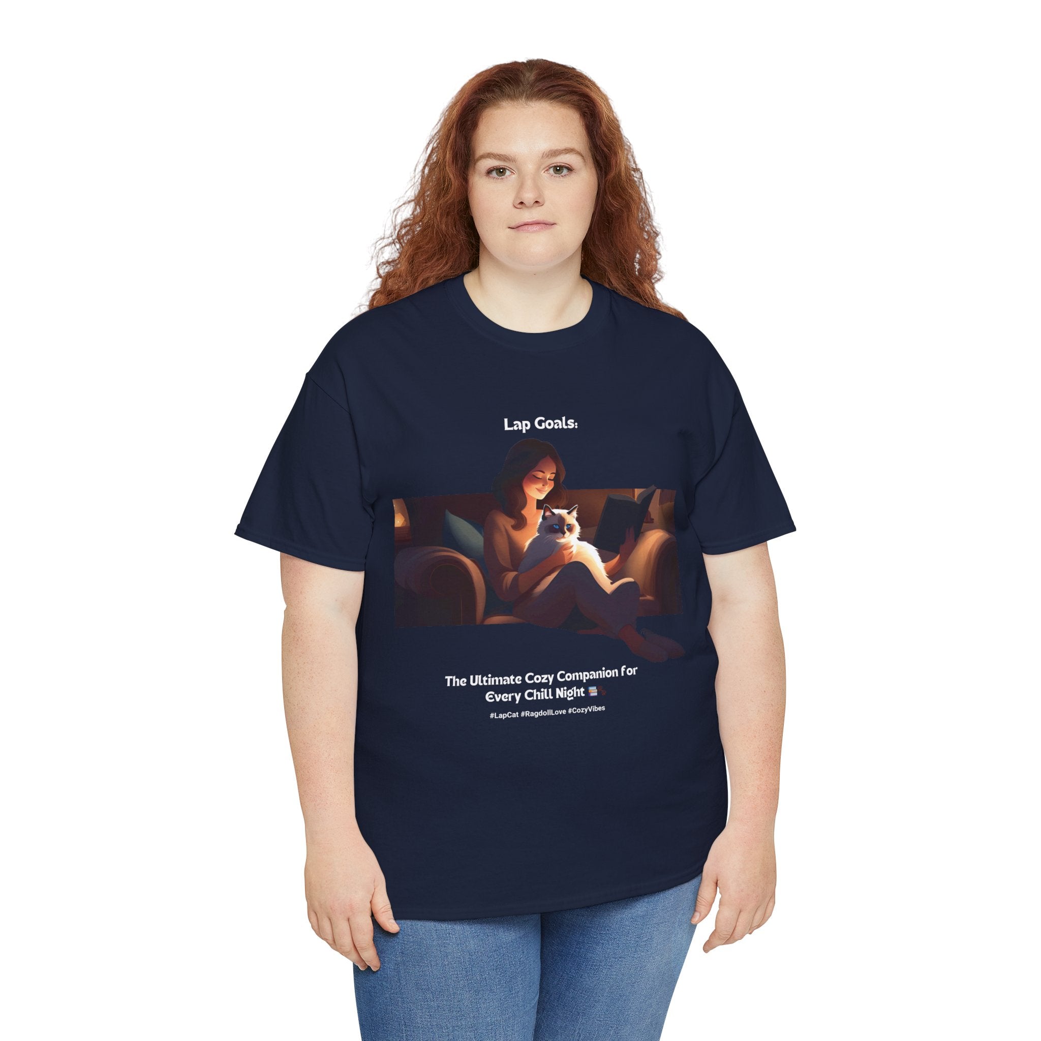 Women’s “The Ultimate Lap Cat” Ragdoll T‑Shirt – Lap Cat Mom Gift