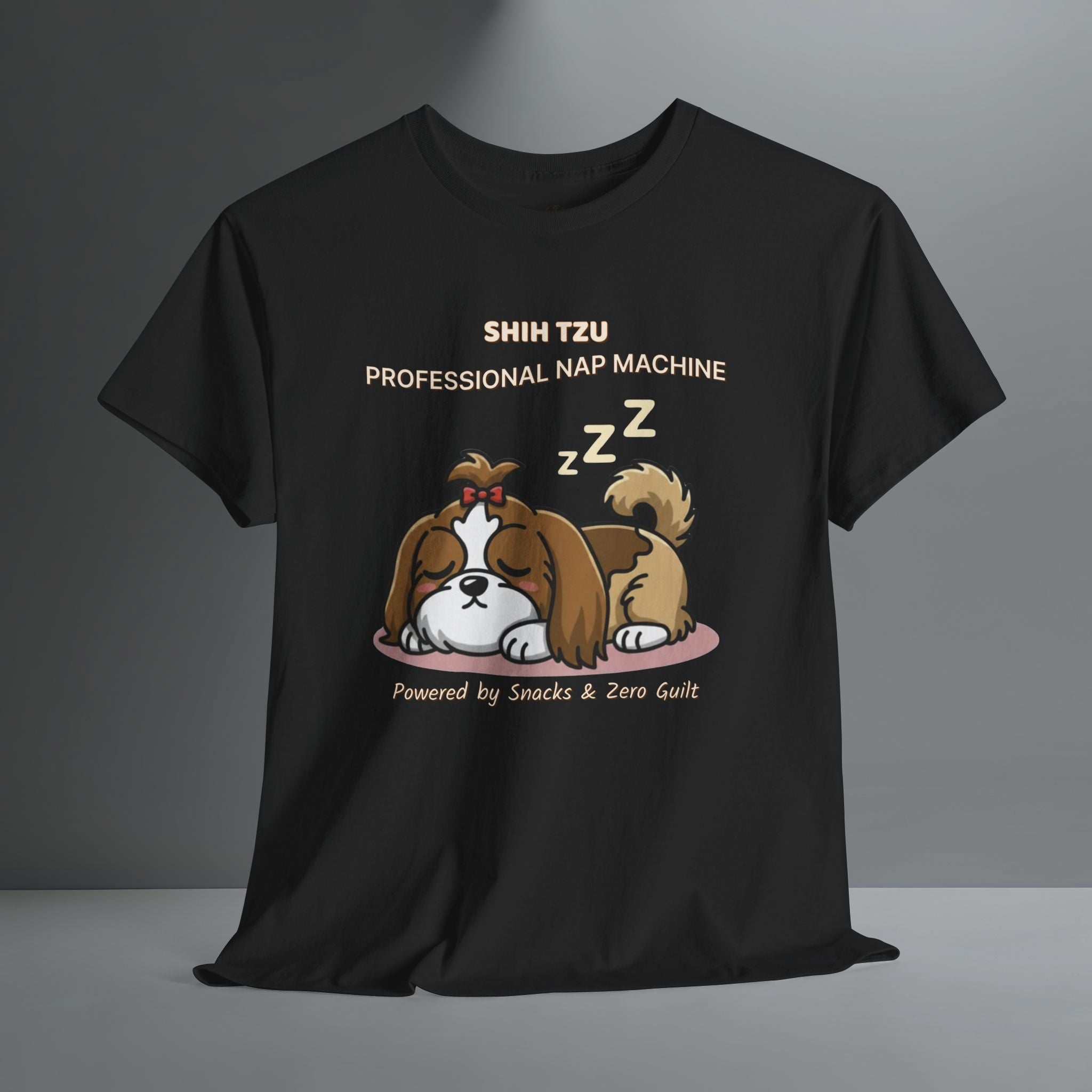 Unisex T-Shirt – Professional Nap Machine: Shih Tzu Everyday Moments Edition